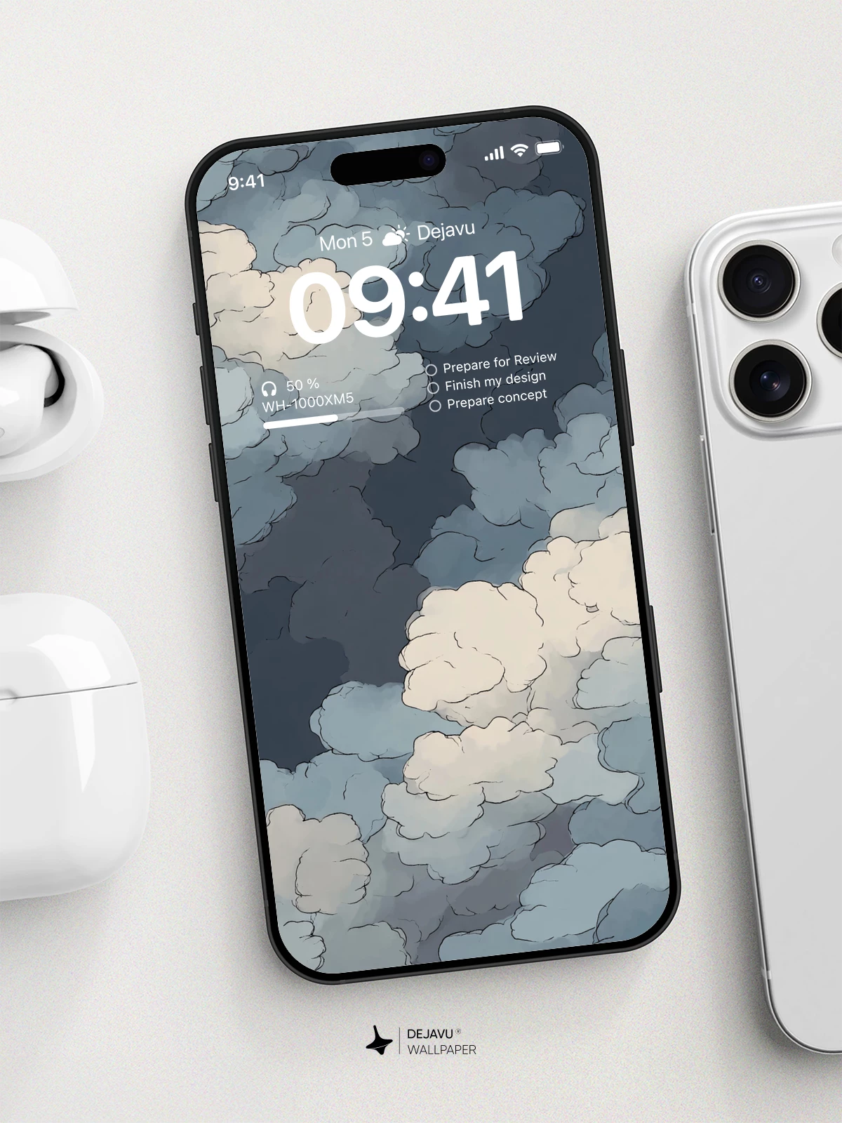 Stormy Clouds Wallpaper 4K for iPhone Lock Screen