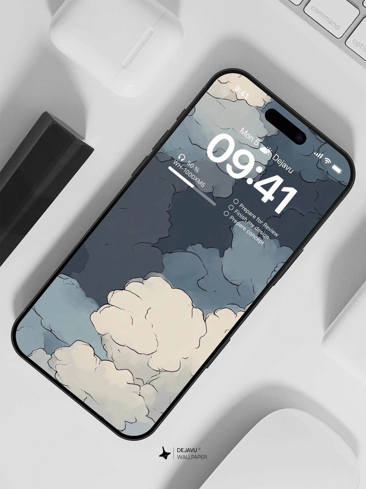 Stormy Clouds Wallpaper 4K for iPhone Lock Screen