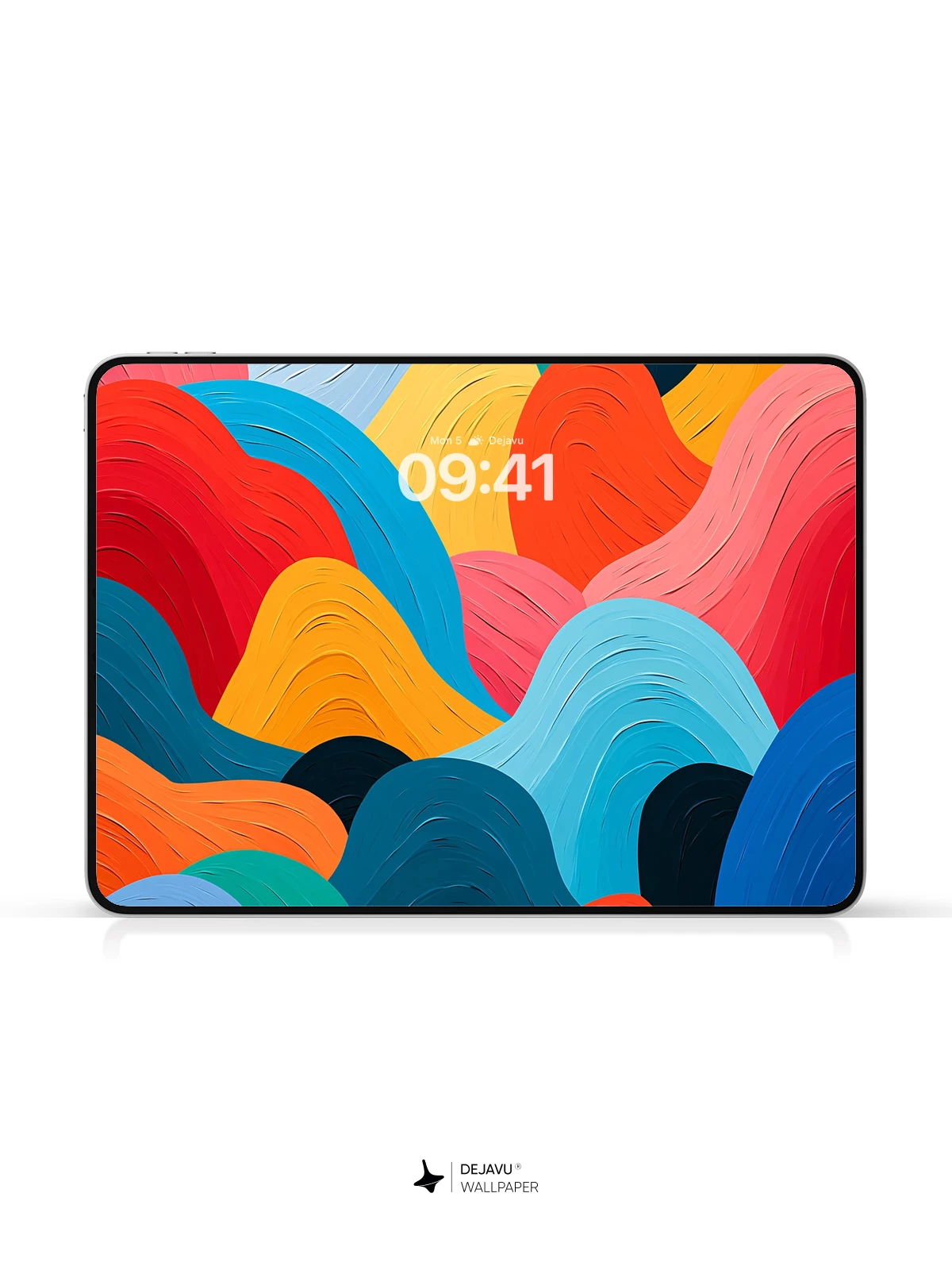 Colorful Wave Abstract Wallpaper 4K for Mobile Background