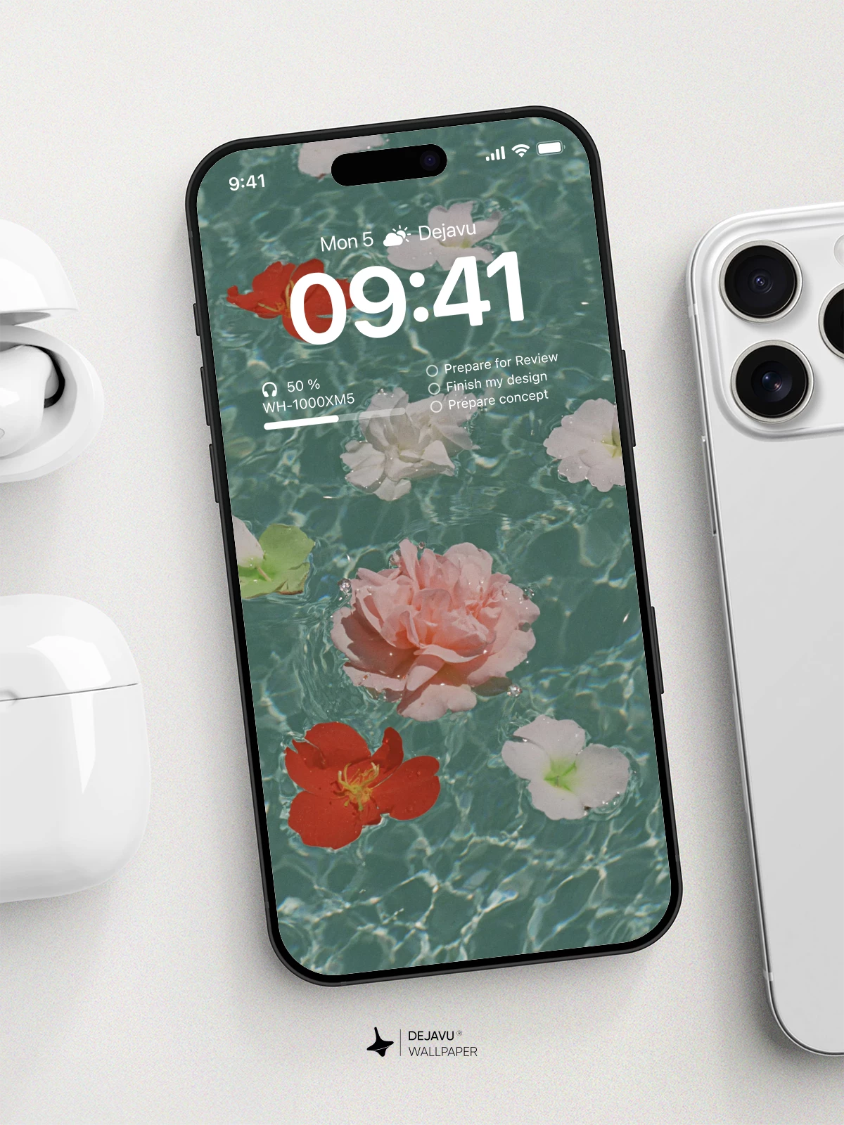 Floating Flowers Wallpaper 4K for Mobile Background