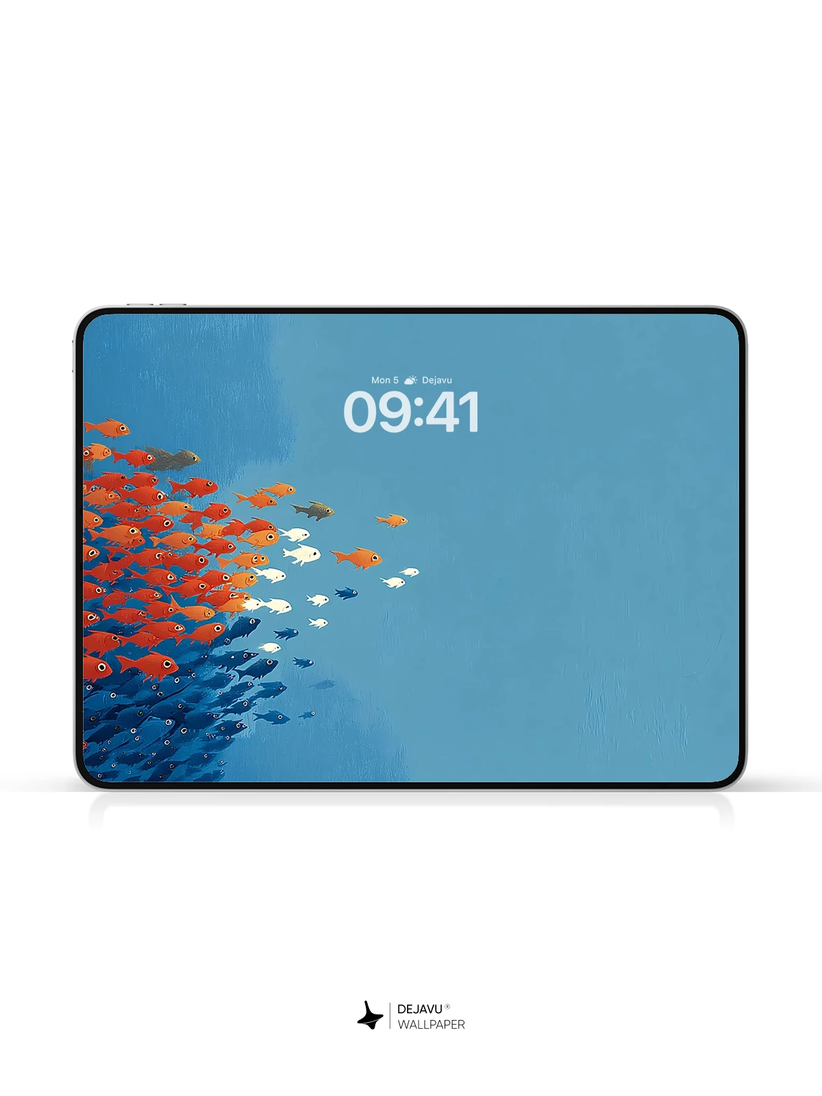 Colorful Fish School Wallpaper 4K for Mobile Background