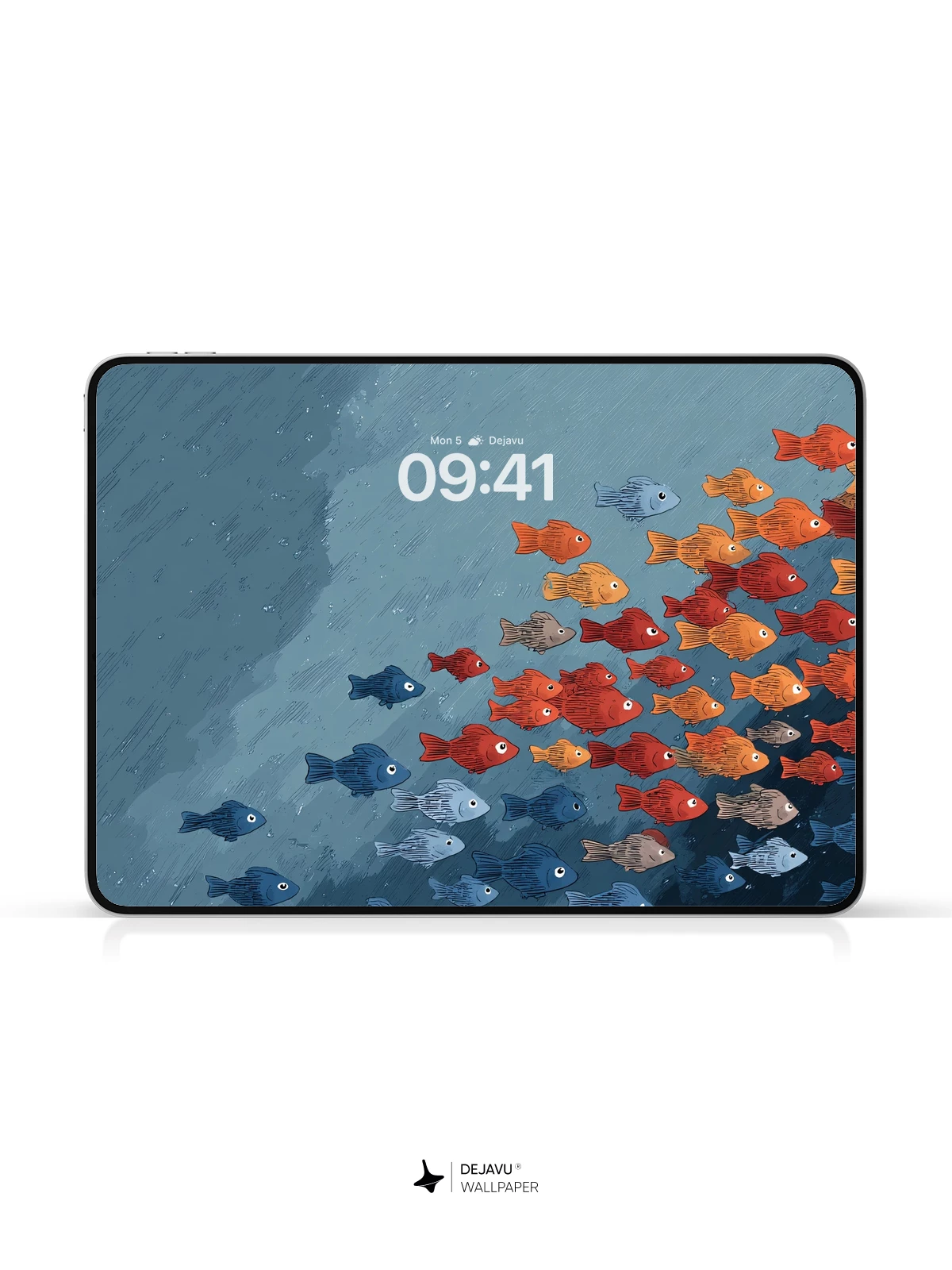 Colorful Fish School Wallpaper 4K for iPhone Lock Screen