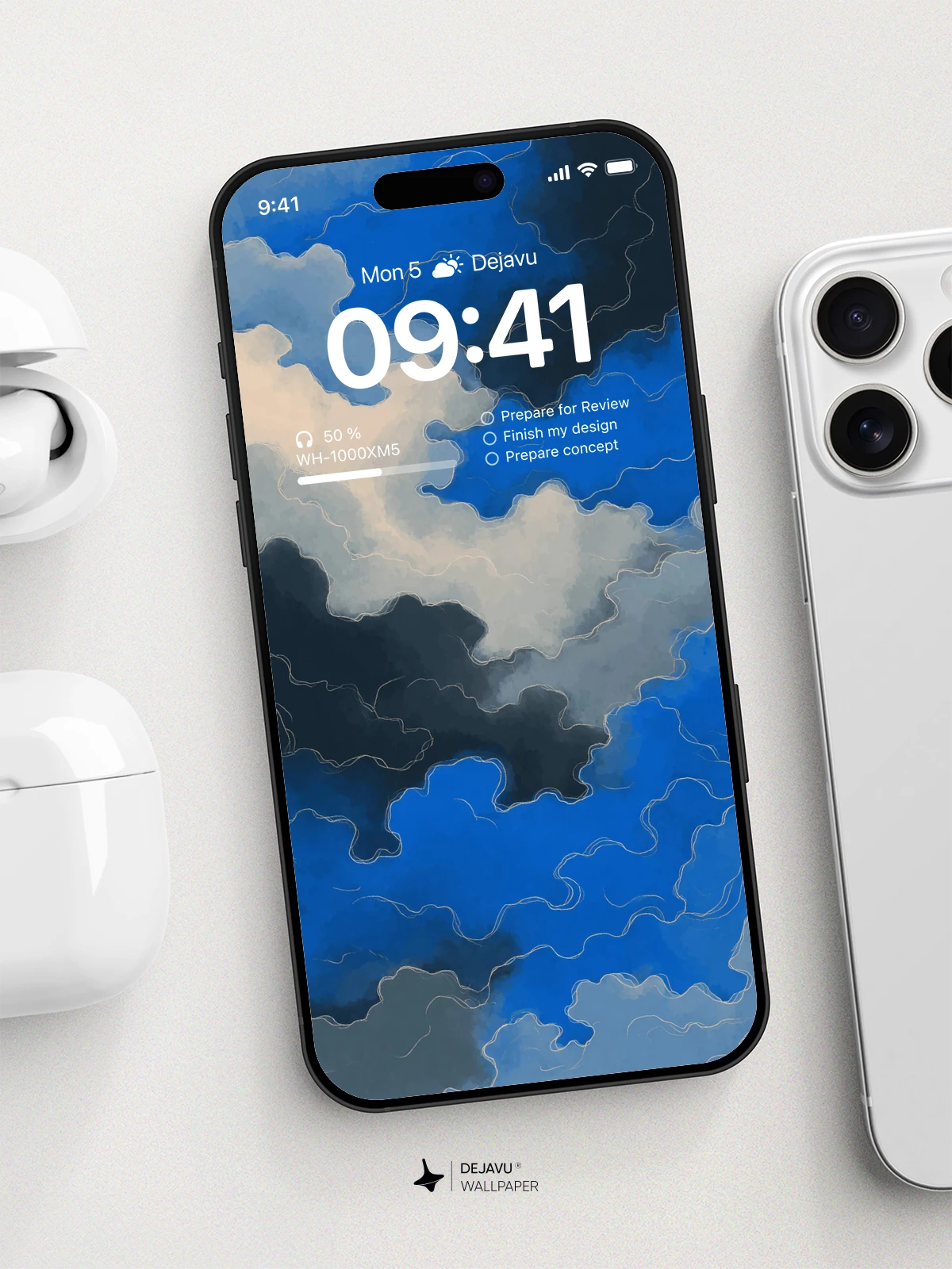 Abstract Cloud Wallpaper 4K for iPhone Lock Screen
