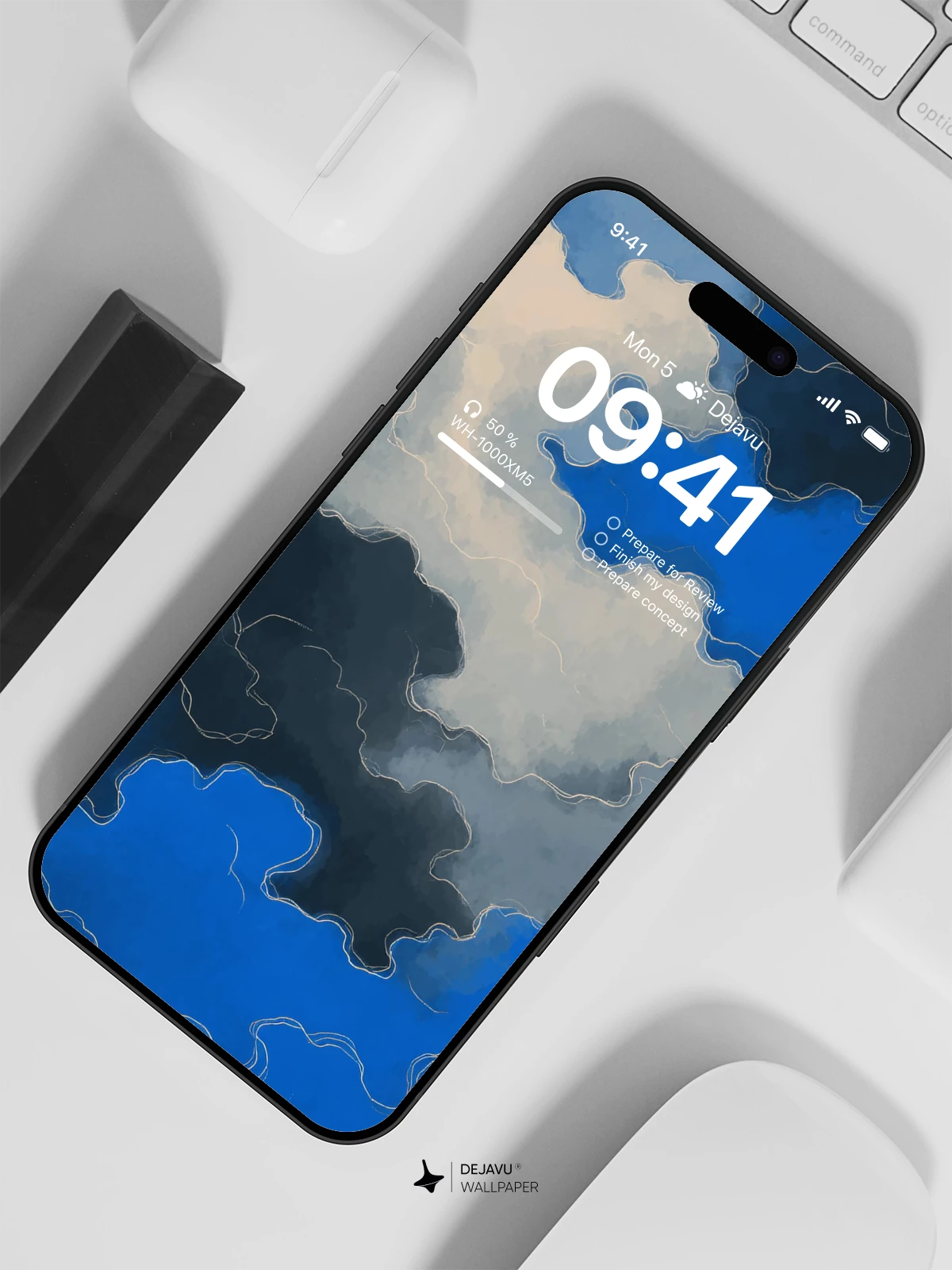 Abstract Cloud Wallpaper 4K for iPhone Lock Screen