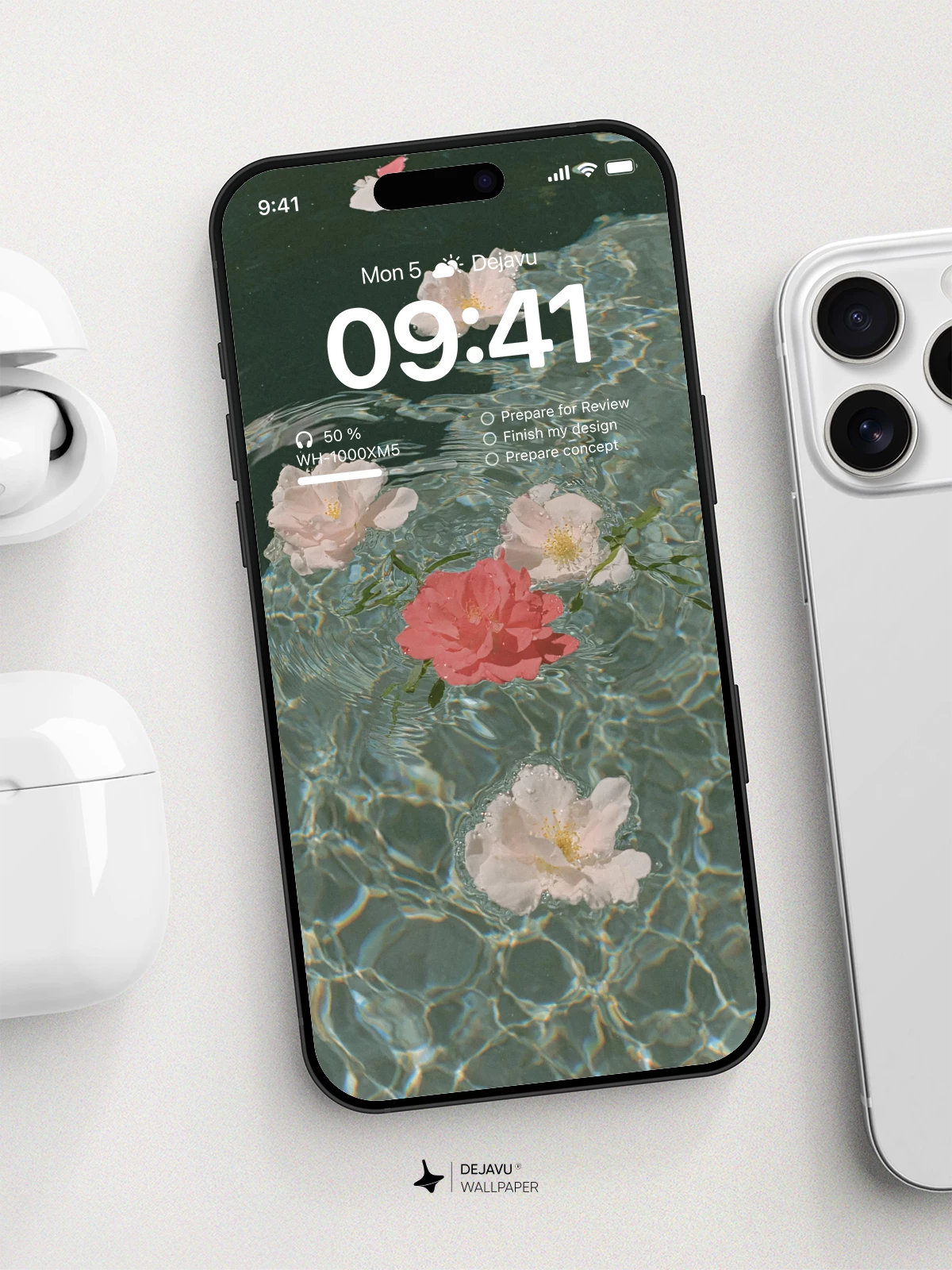 Floating Roses Wallpaper 4K for iPhone Lock Screen