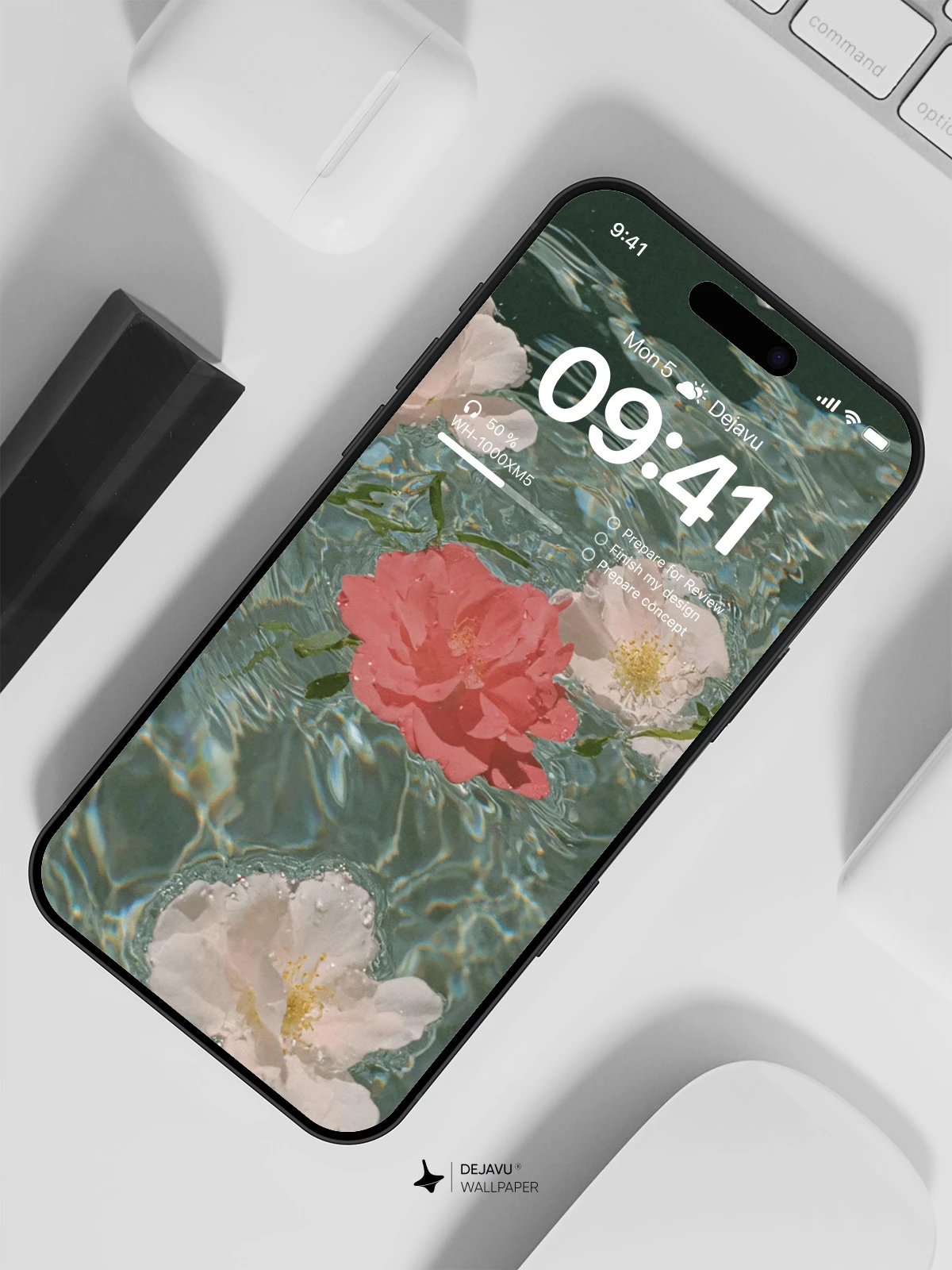 Floating Roses Wallpaper 4K for iPhone Lock Screen