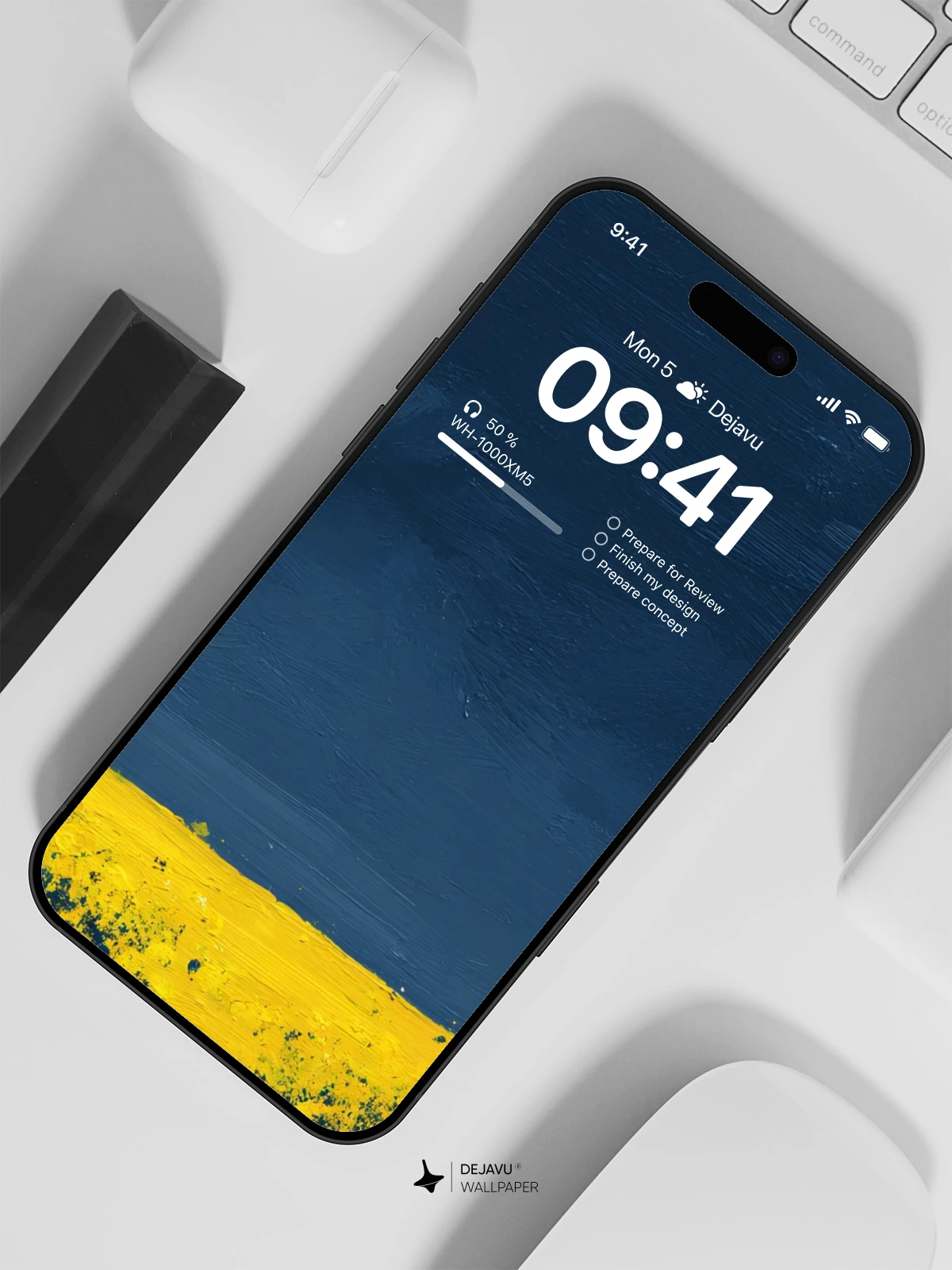 Yellow Flower Field Wallpaper 4K for iPhone Lock Screen