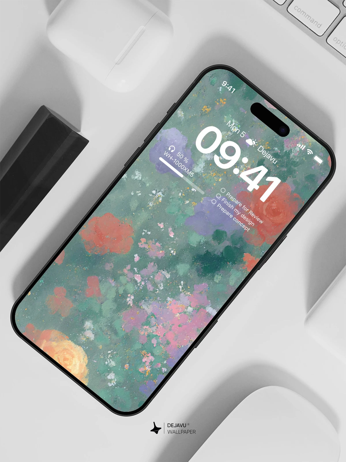 Floral Watercolor Wallpaper 4K for iPhone Lock Screen