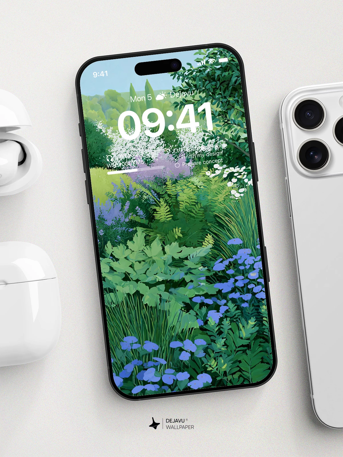 Lush Garden Wallpaper 4K for iPhone Lock Screen