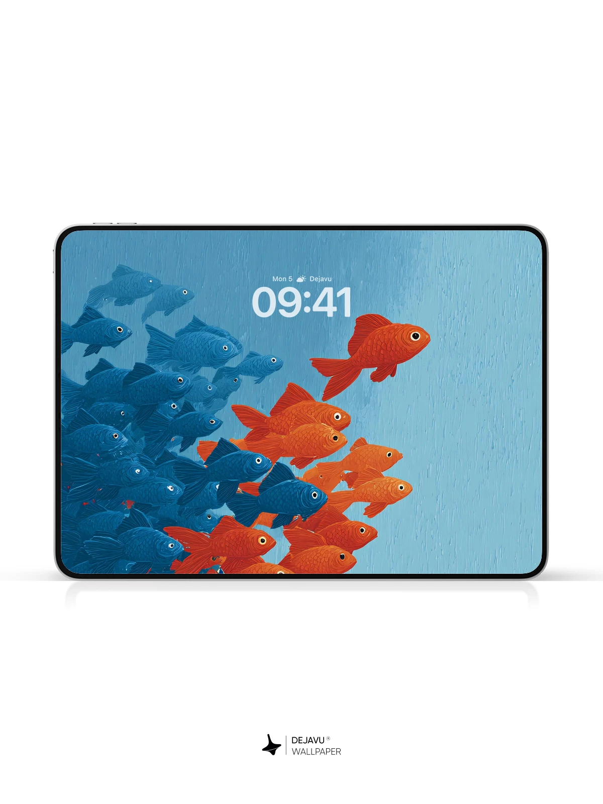 Goldfish School Wallpaper 4K for iPhone Lock Screen