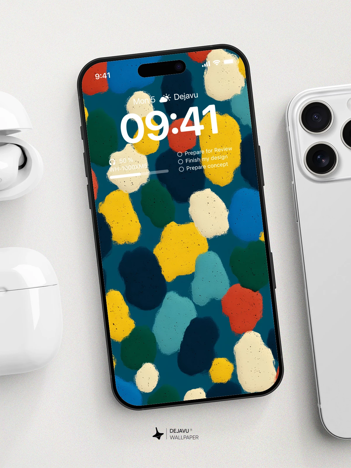 Colorful Abstract Wallpaper 4K for iPhone Lock Screen