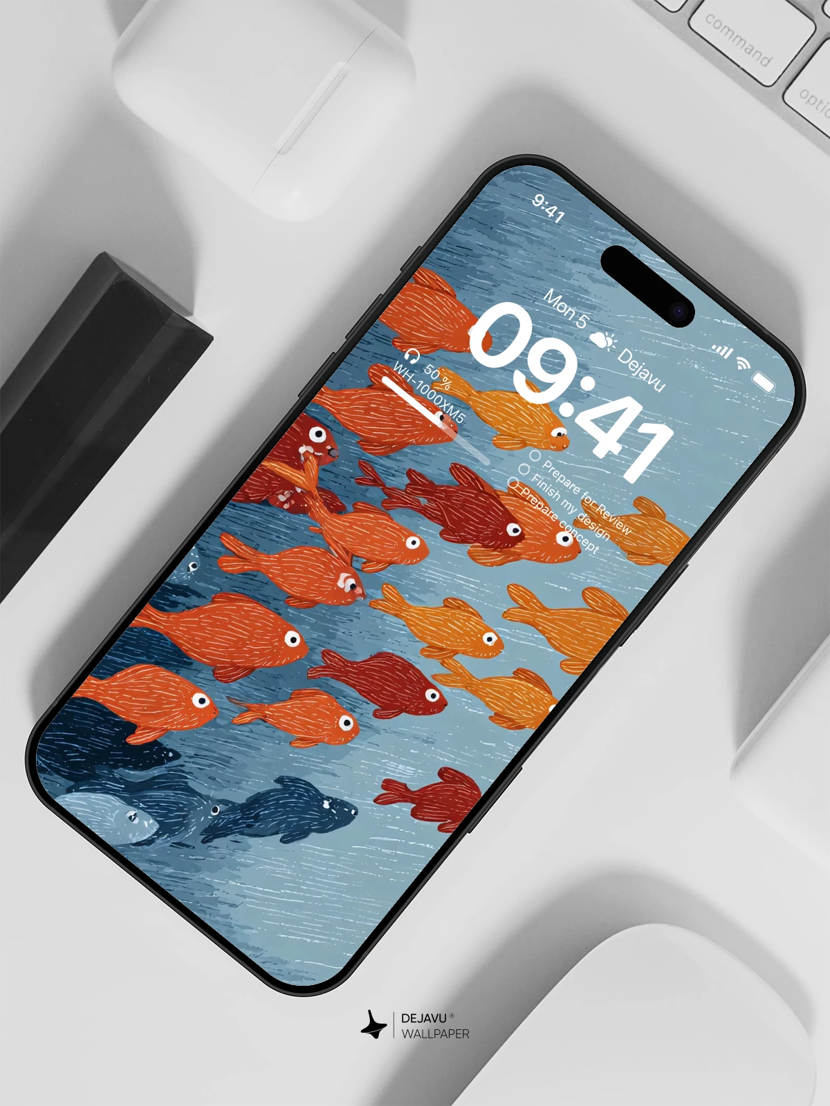 Colorful Fish Wallpaper 4K for iPhone Lock Screen