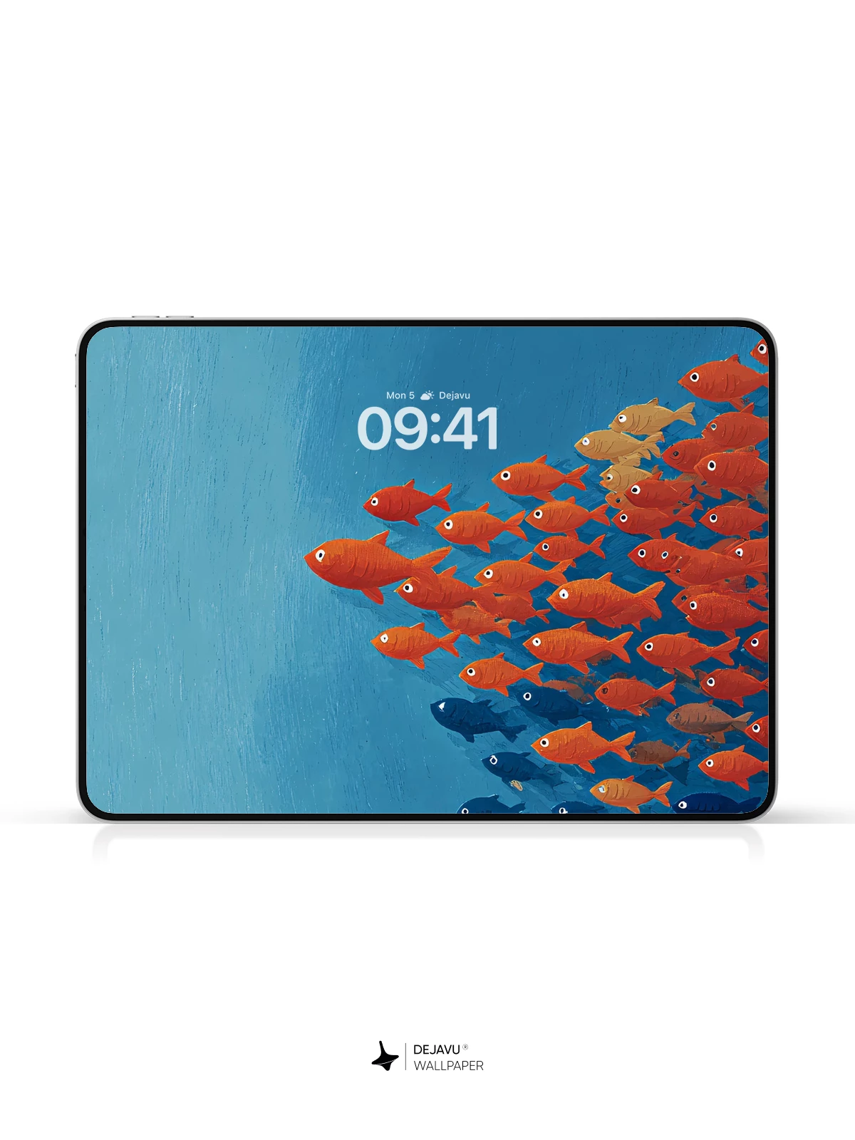 Fish School Wallpaper 4K for Mobile Background