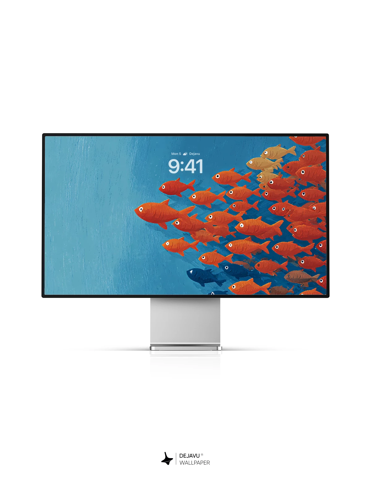 Fish School Wallpaper 4K for Mobile Background