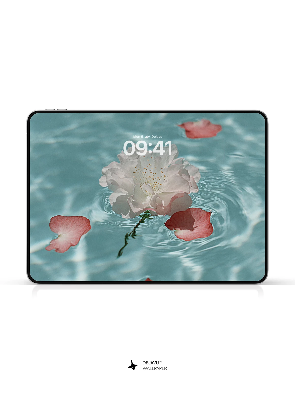 Floating Flower Petals Wallpaper 4K for iPhone Lock Screen