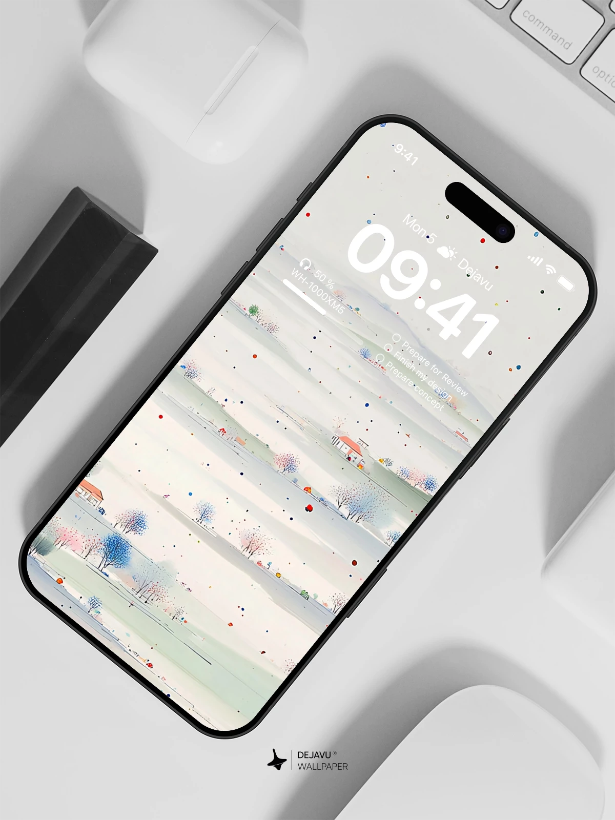 Pastel Rolling Hills Wallpaper 4K for Mobile Background