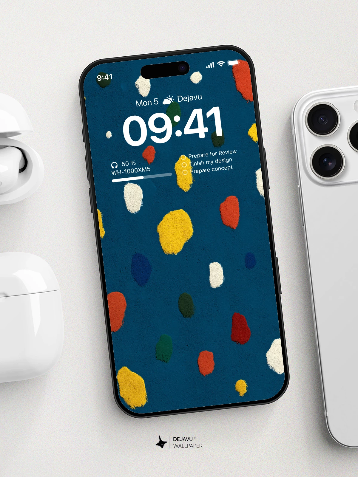 Colorful Abstract Wallpaper 4K for iPhone Lock Screen