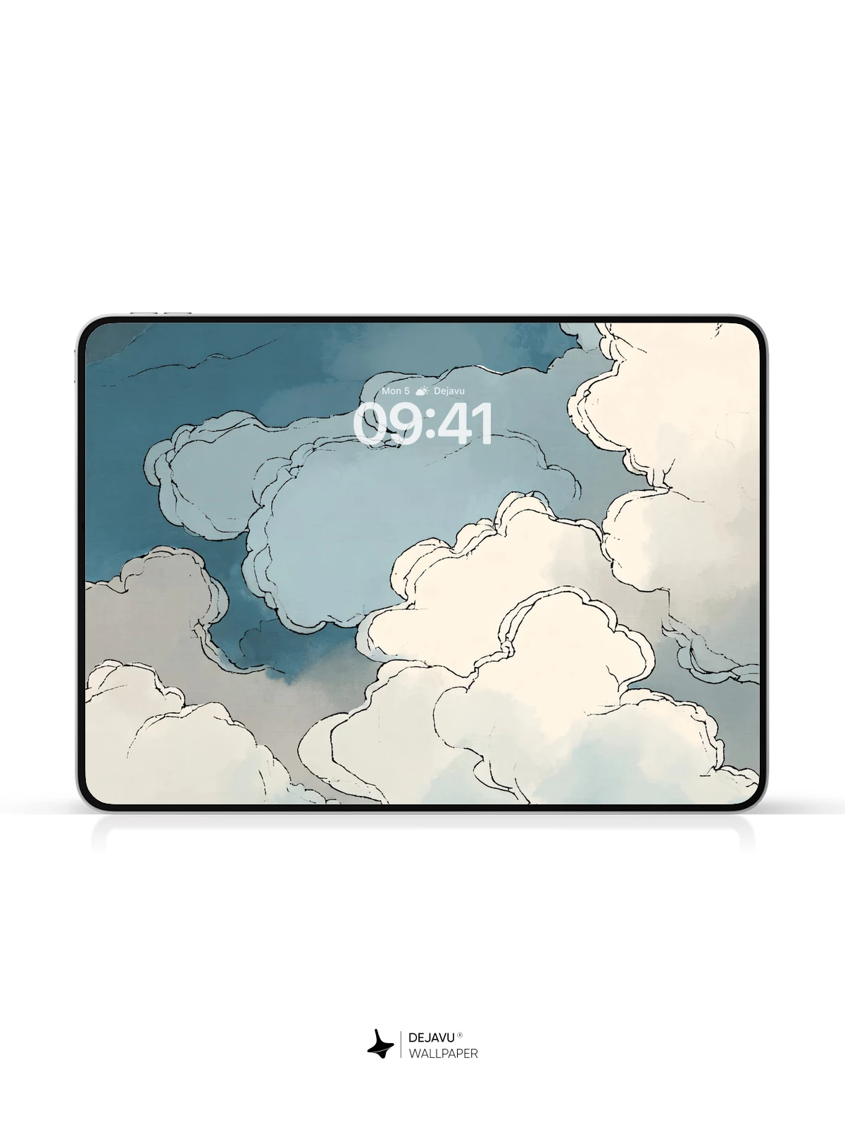 Blue Sky Clouds Wallpaper 4K for Mobile Background