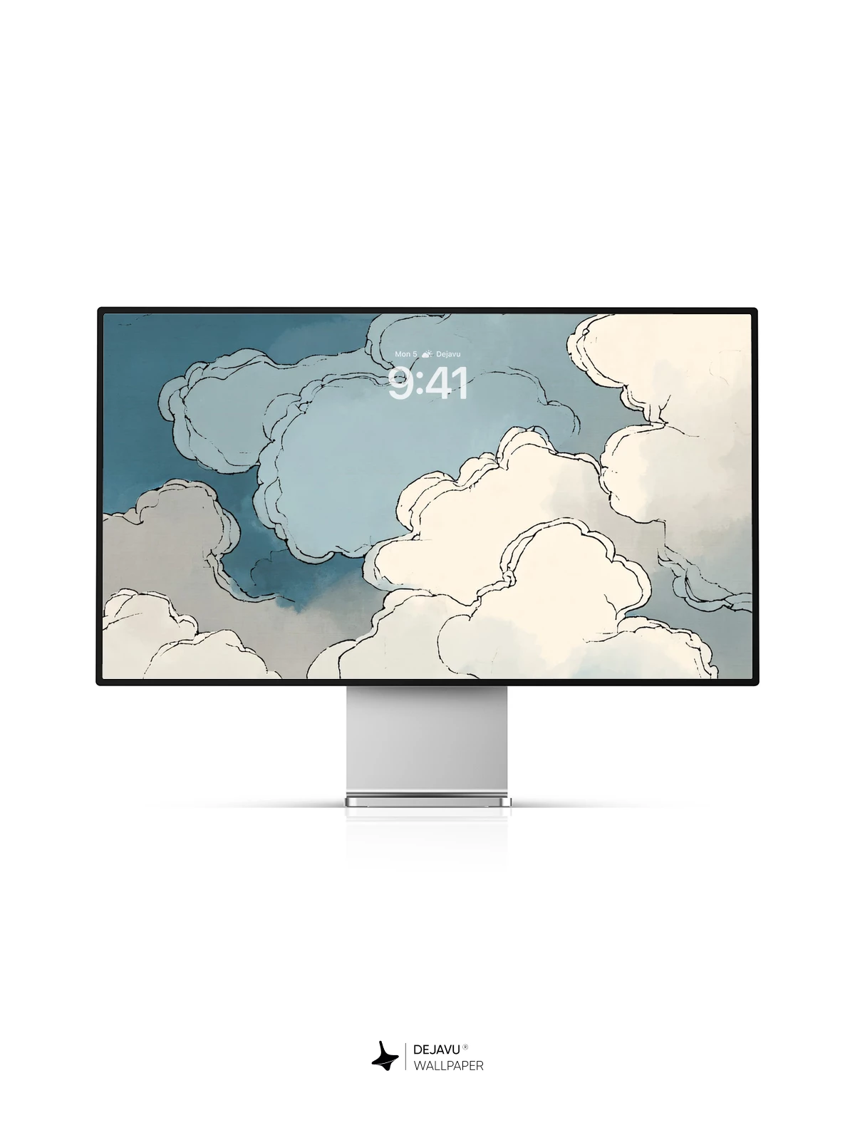 Blue Sky Clouds Wallpaper 4K for Mobile Background