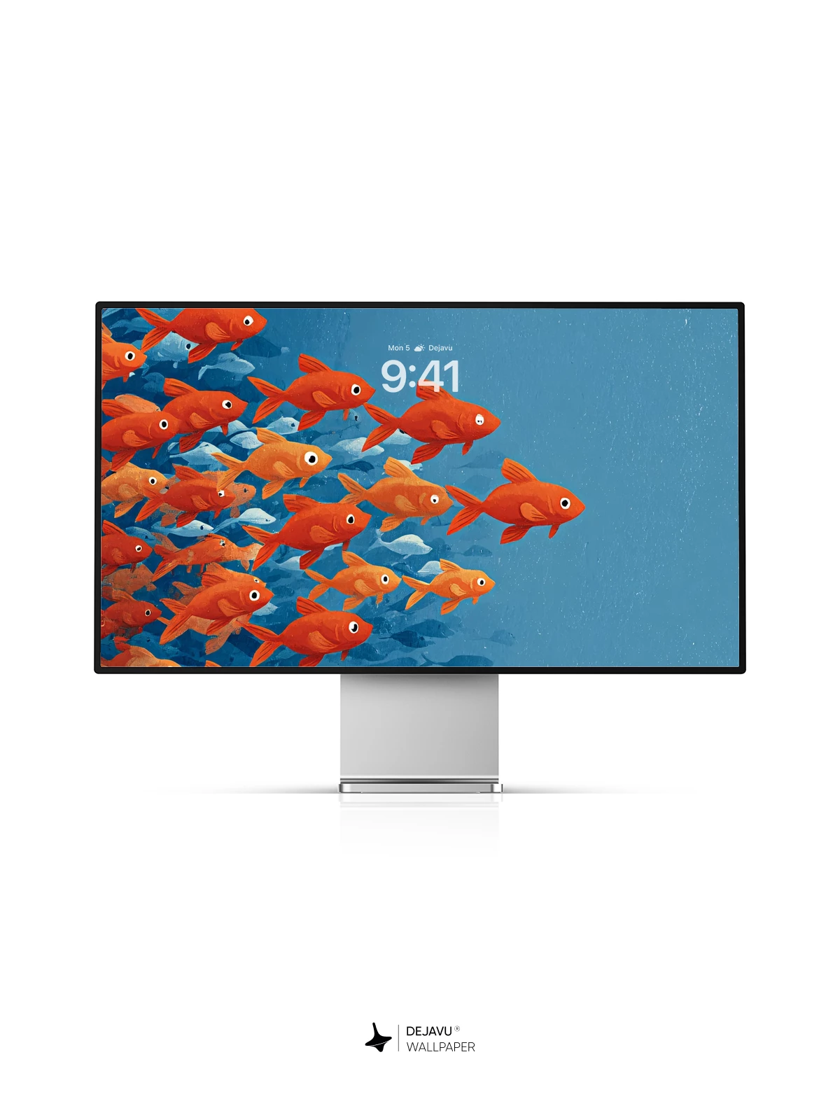 Goldfish School Wallpaper 4K for Mobile Background