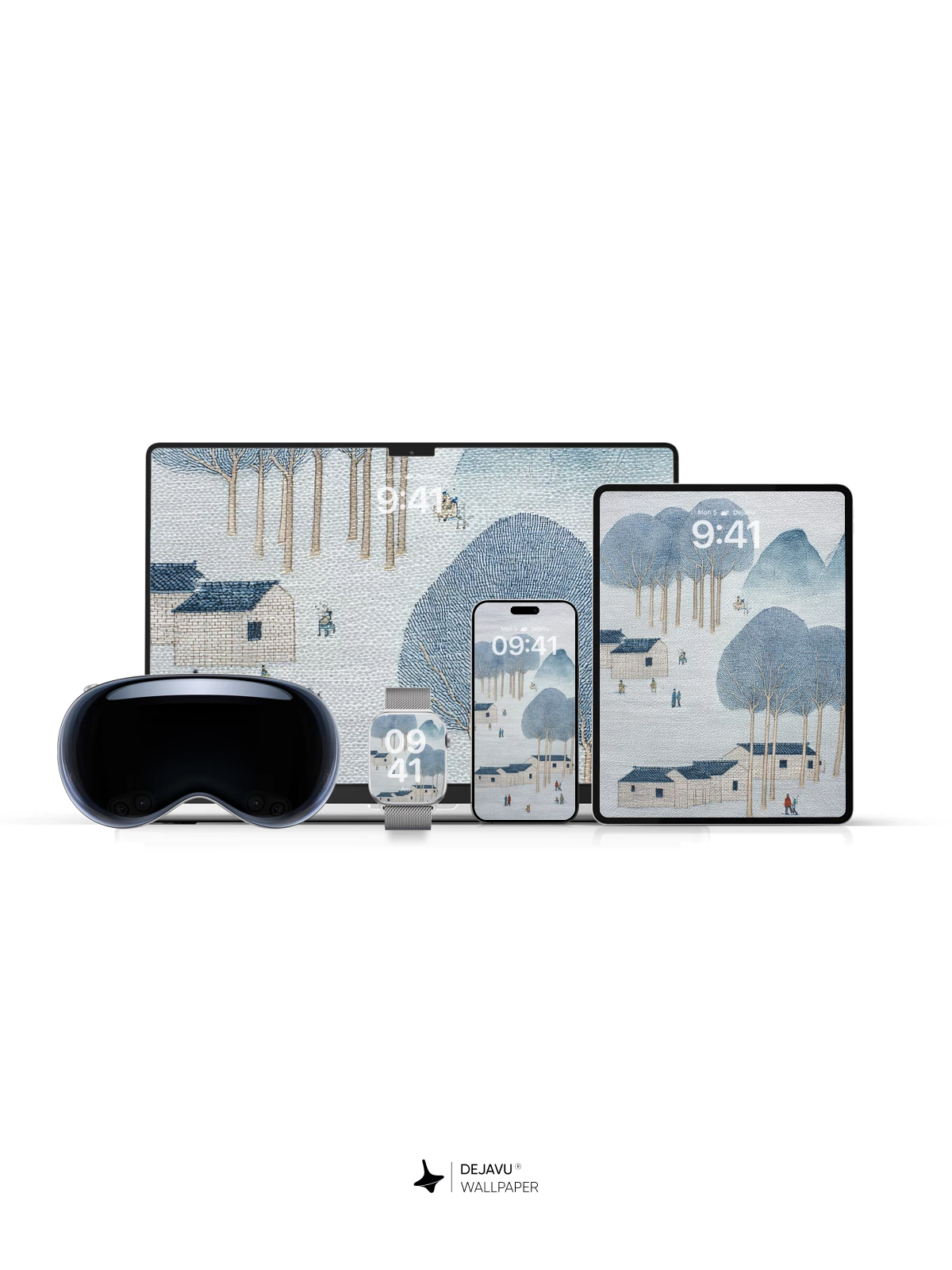 Chinese Ink Painting Wallpaper 4K for iPhone Lock Screen