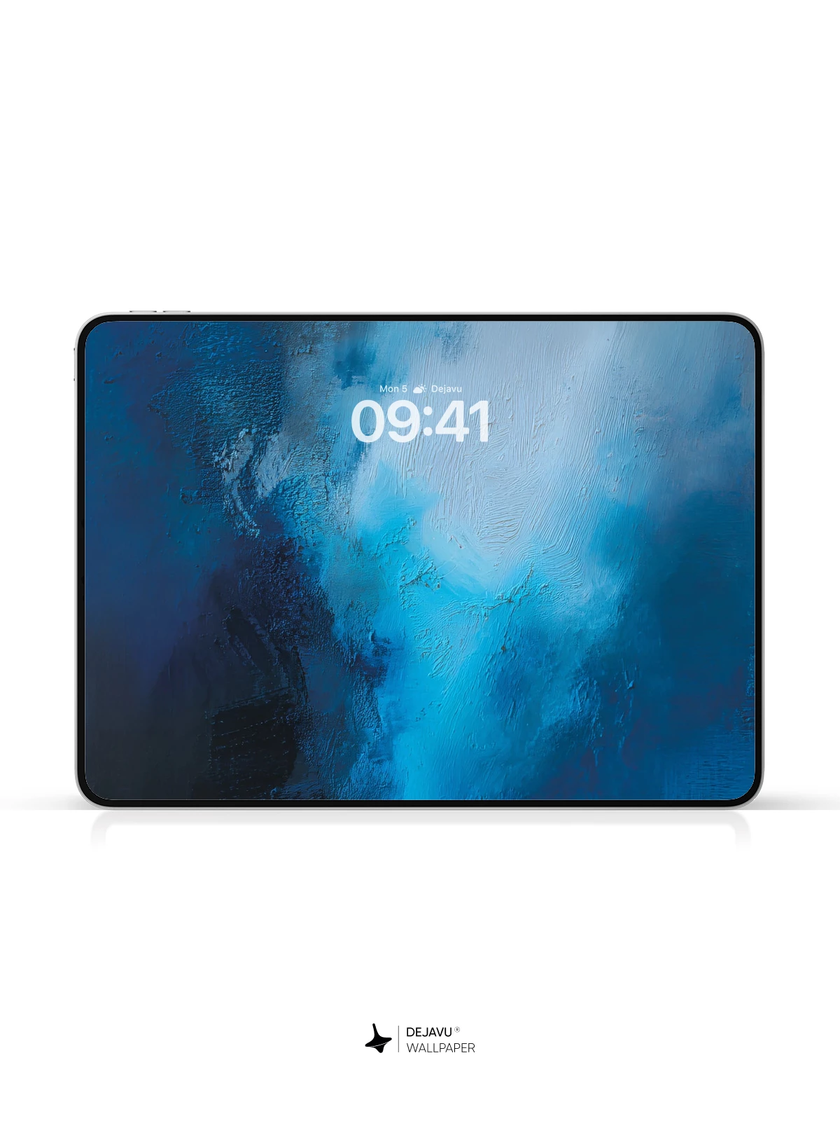 Blue Abstract Art Wallpaper 4K for iPhone Lock Screen