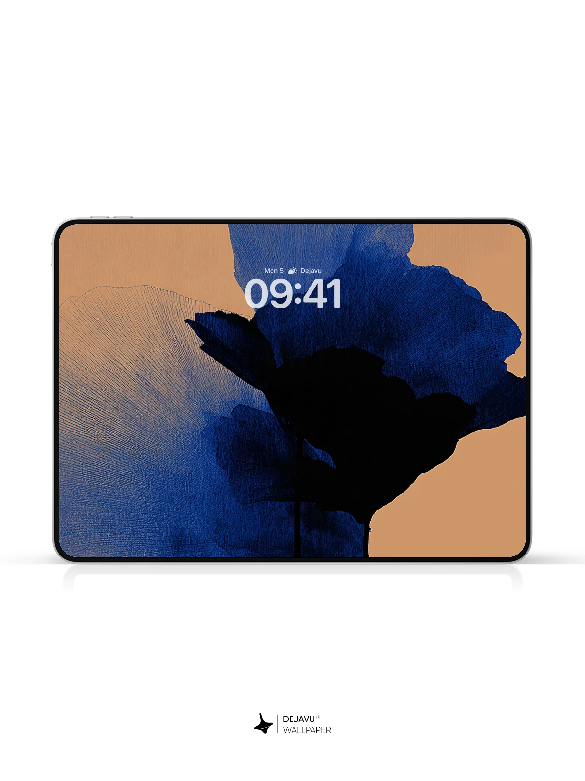 Blue Poppy AMOLED Wallpaper 4K for Mobile Background