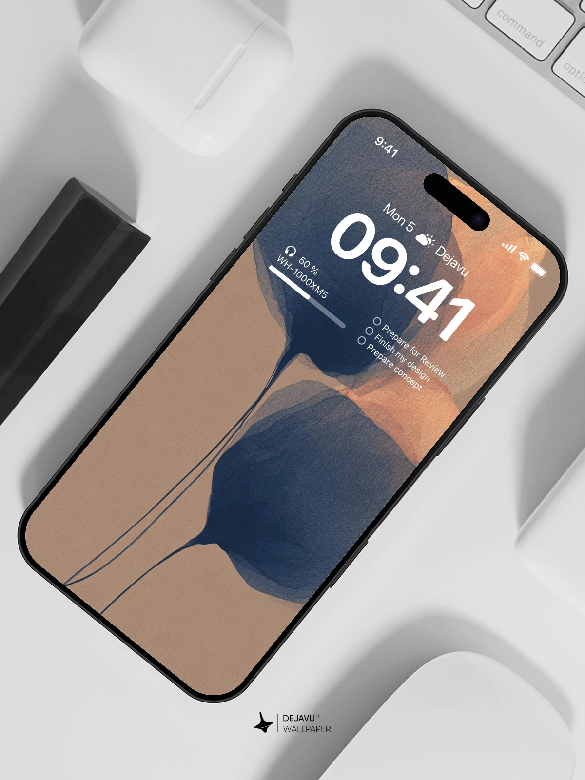 Abstract Floral Wallpaper 4K for iPhone Lock Screen