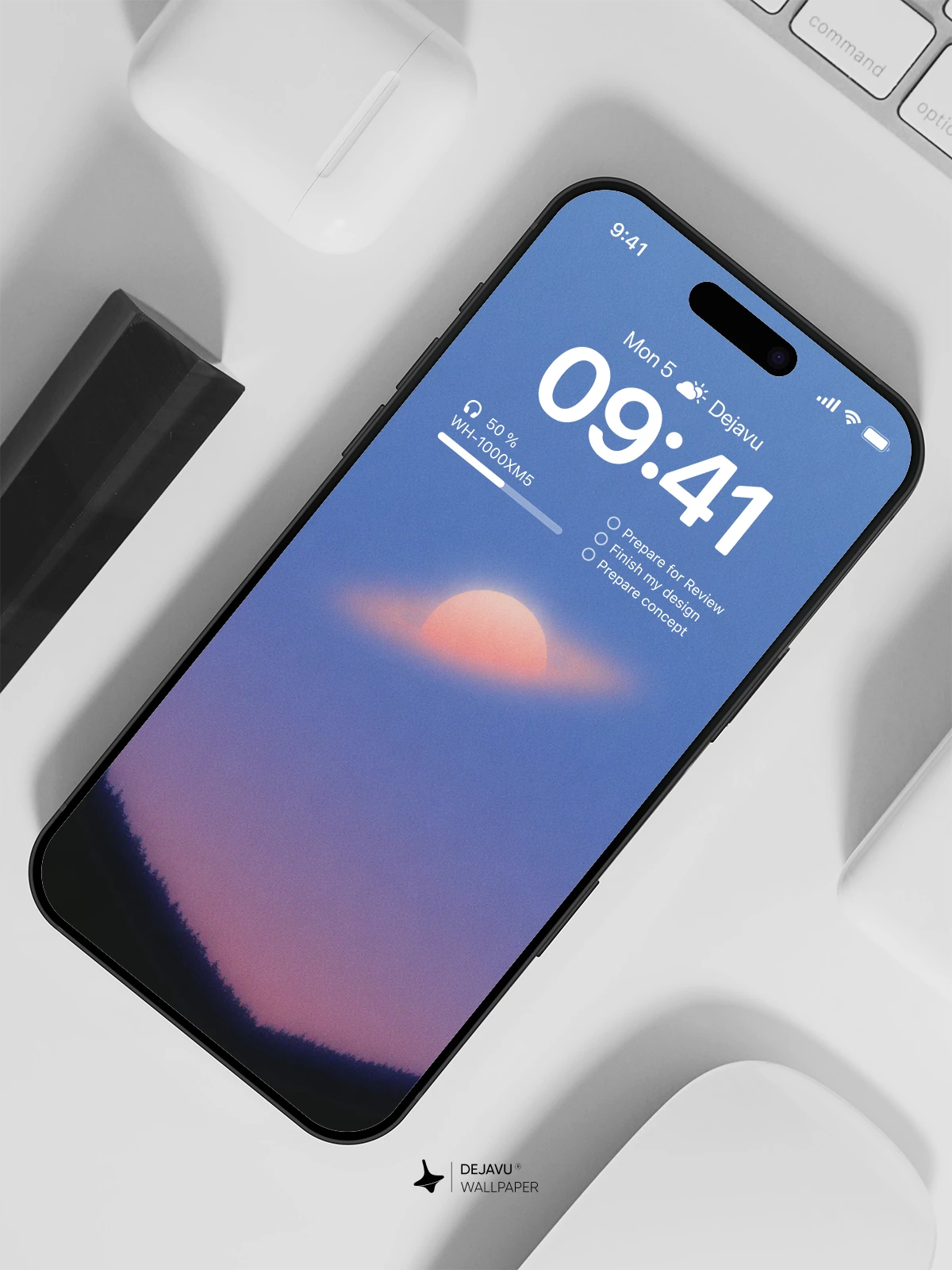Mountain Sunset Wallpaper 4K for iPhone Lock Screen