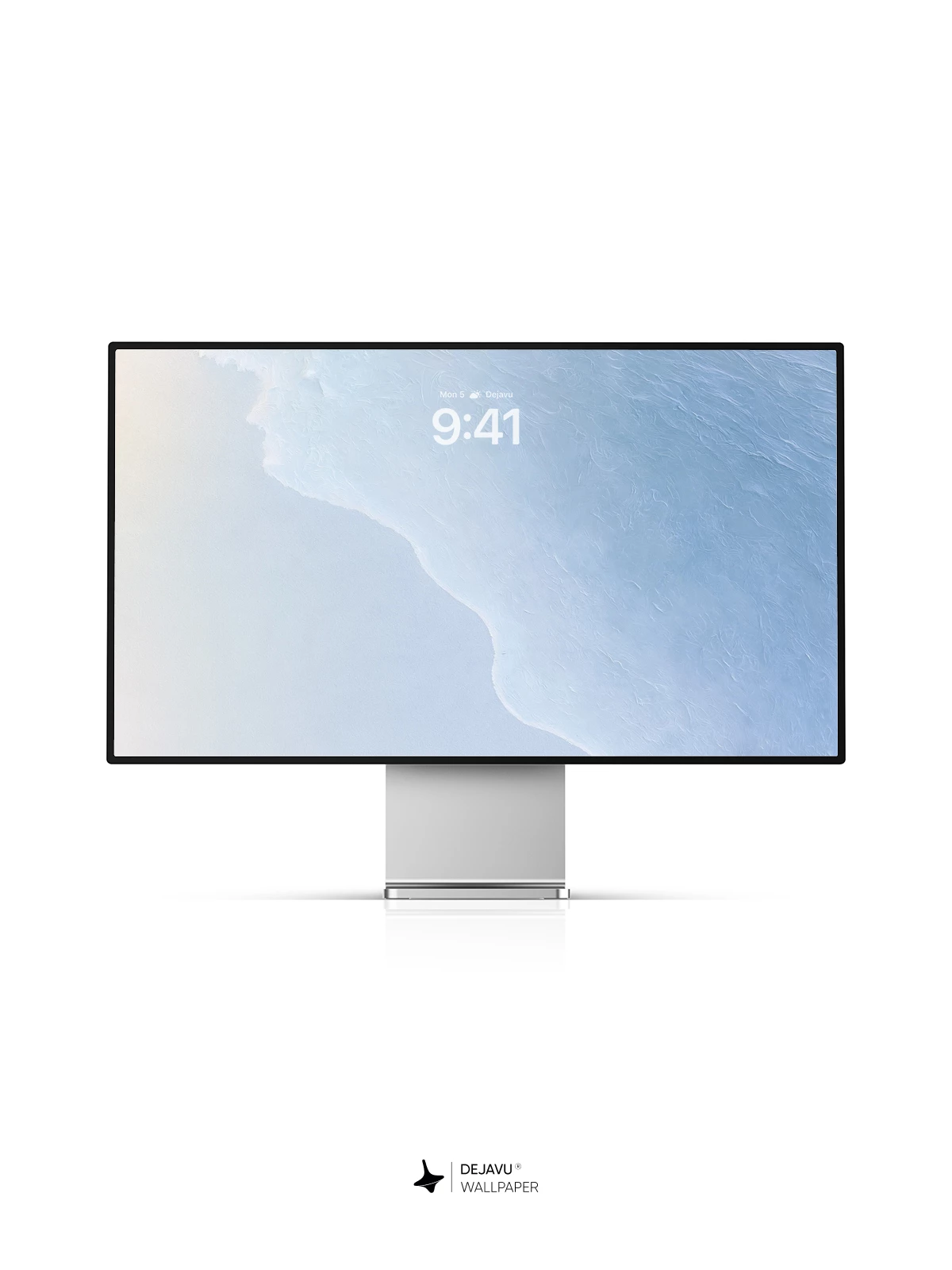 White Gradient Wallpaper 4K for iPhone Lock Screen