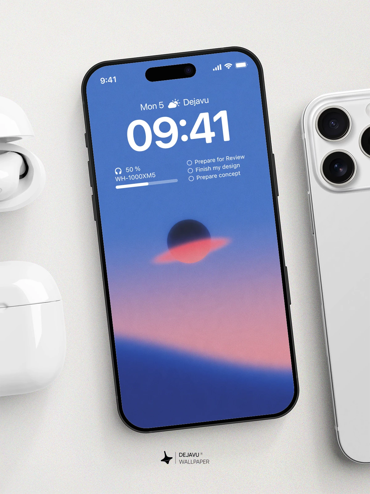 Minimalist UFO Wallpaper 4K for iPhone Lock Screen
