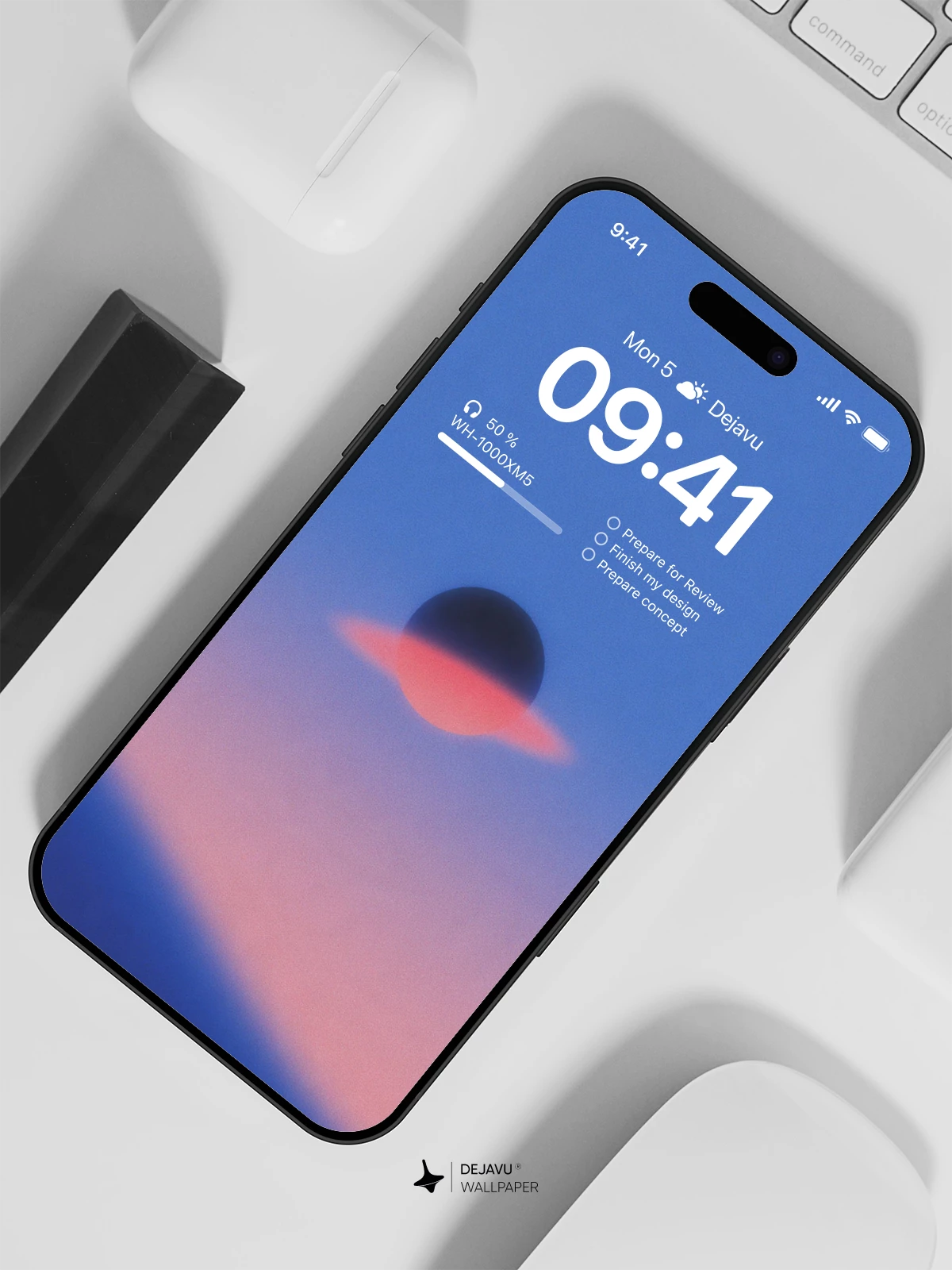 Minimalist UFO Wallpaper 4K for iPhone Lock Screen