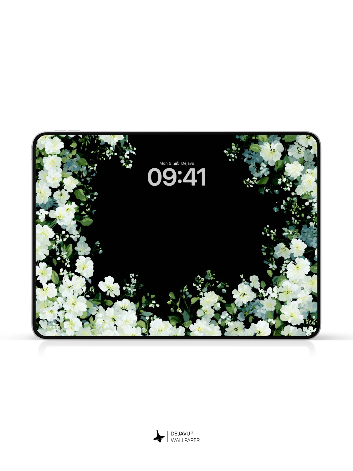 White Flowers Wallpaper 4K for iPhone Lock Screen