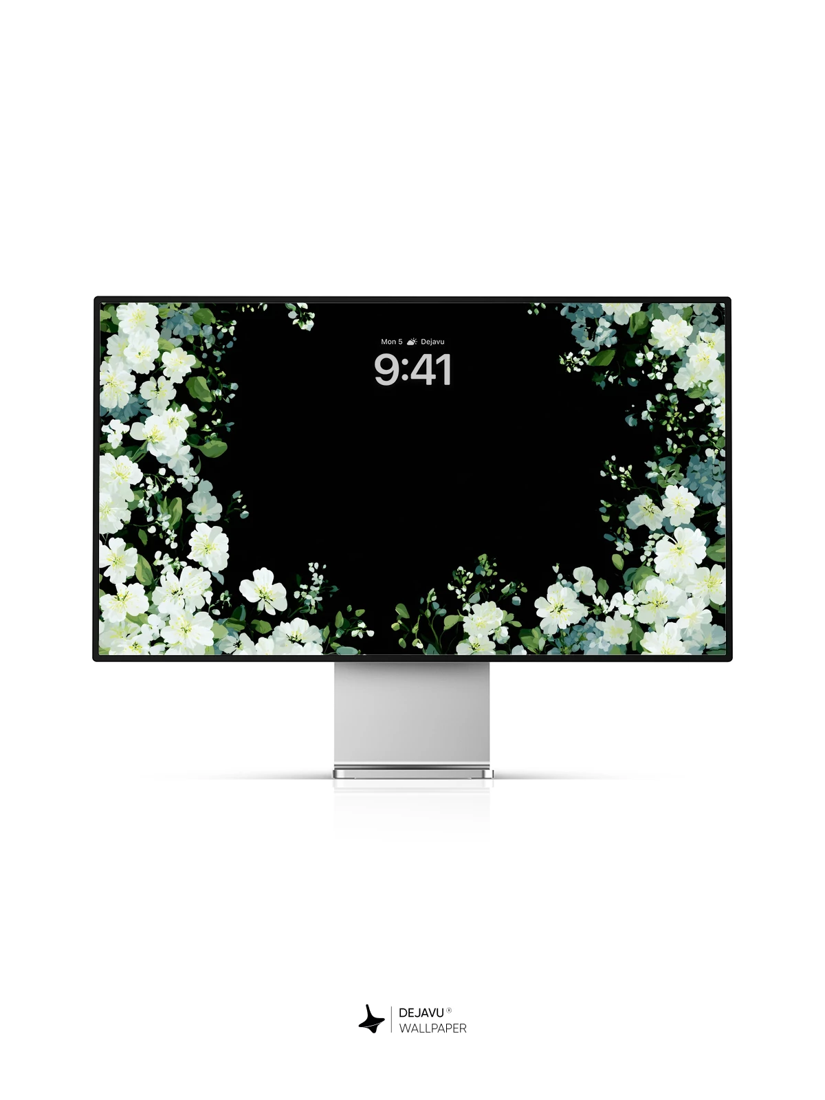 White Flowers Wallpaper 4K for iPhone Lock Screen