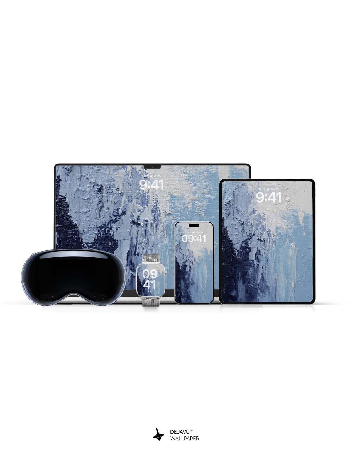 Abstract Blue White Black Texture Wallpaper 4K for iPhone Lock Screen