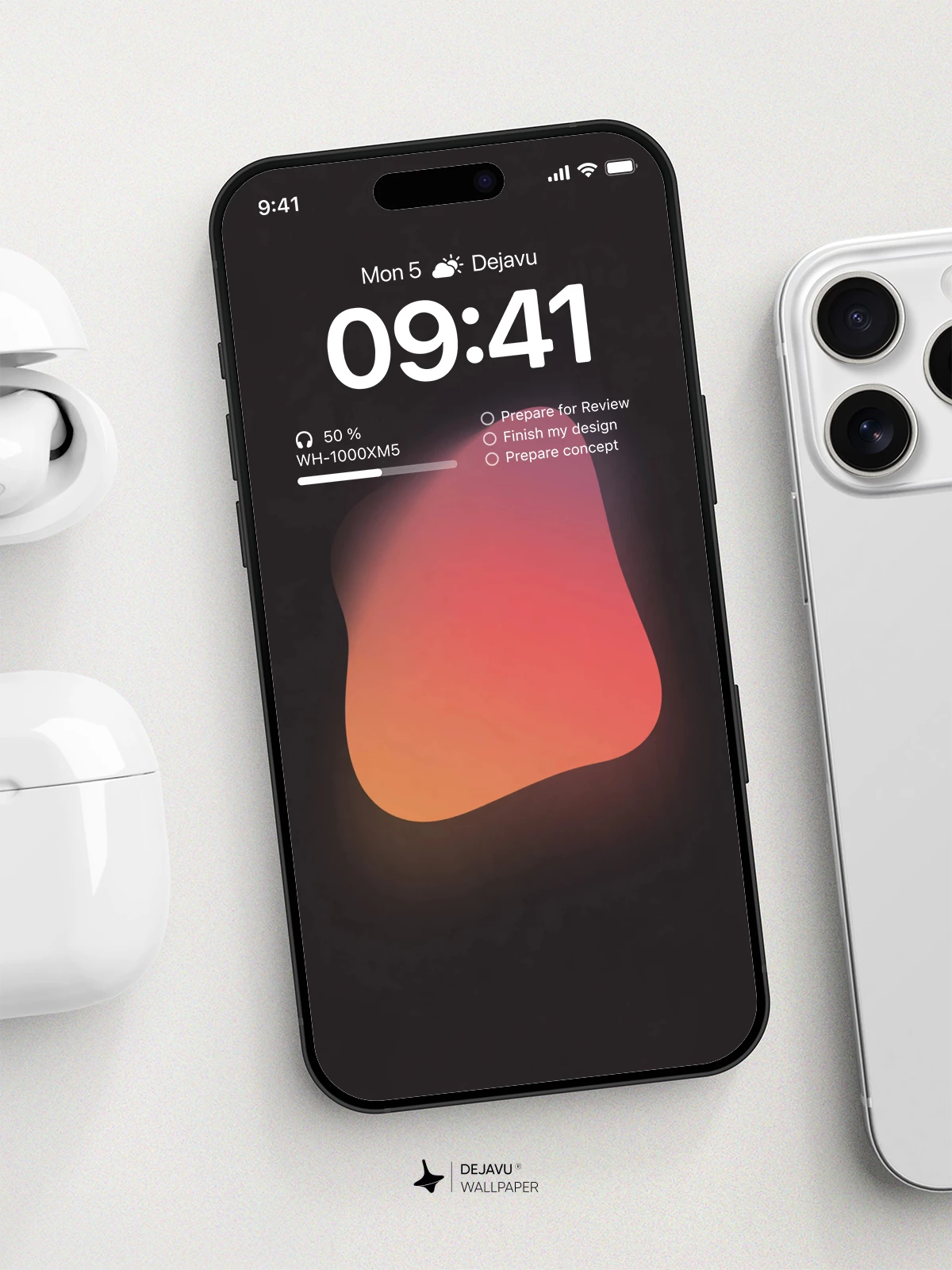 Gradient Orange Wallpaper 4K for Mobile Background