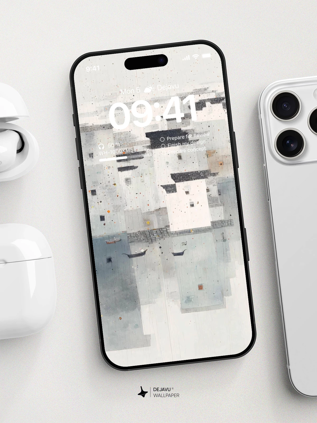 Minimalist Cityscape Wallpaper 4K for iPhone Lock Screen