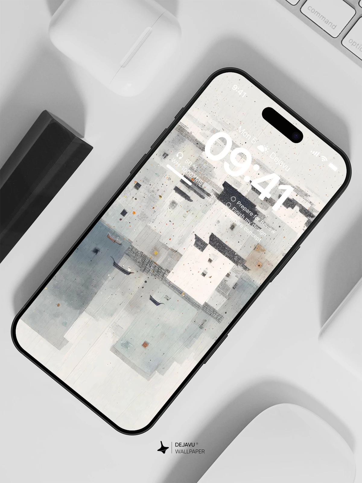 Minimalist Cityscape Wallpaper 4K for iPhone Lock Screen