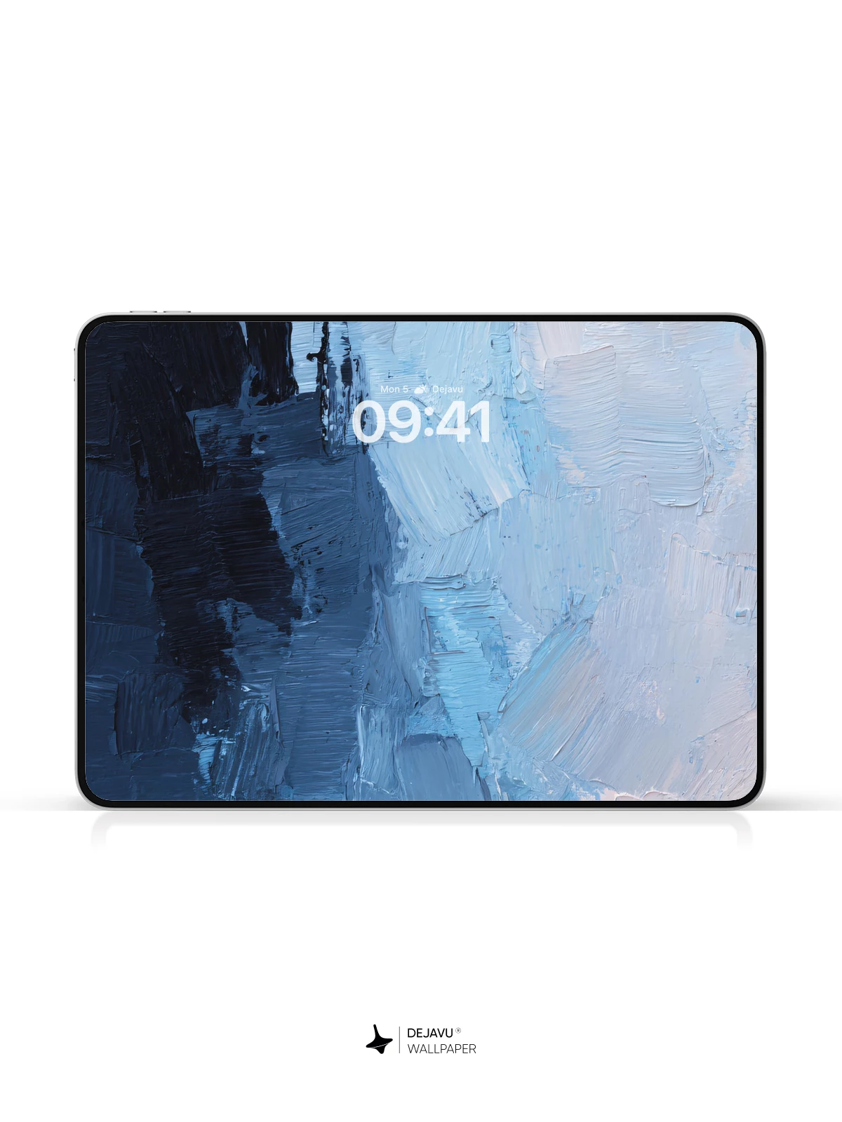 Abstract Blue and White Wallpaper 4K for Mobile Background