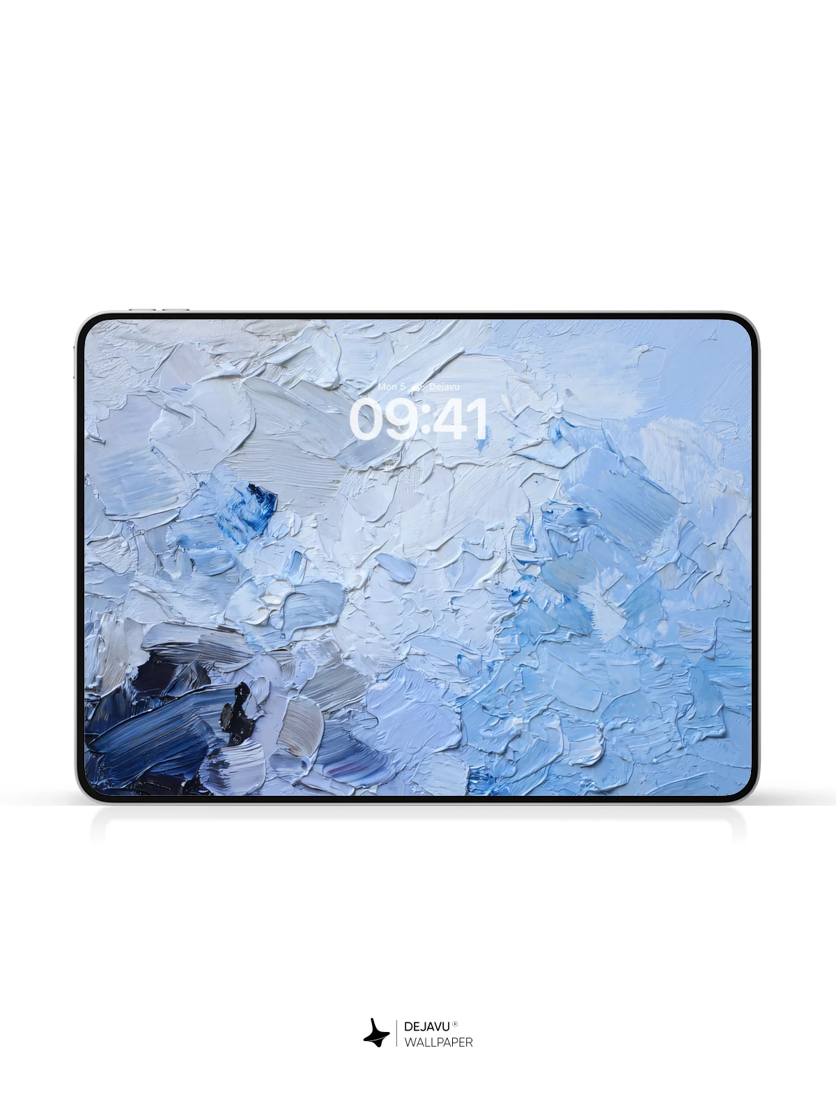 Abstract Blue Gradient Wallpaper 4K for iPhone Lock Screen