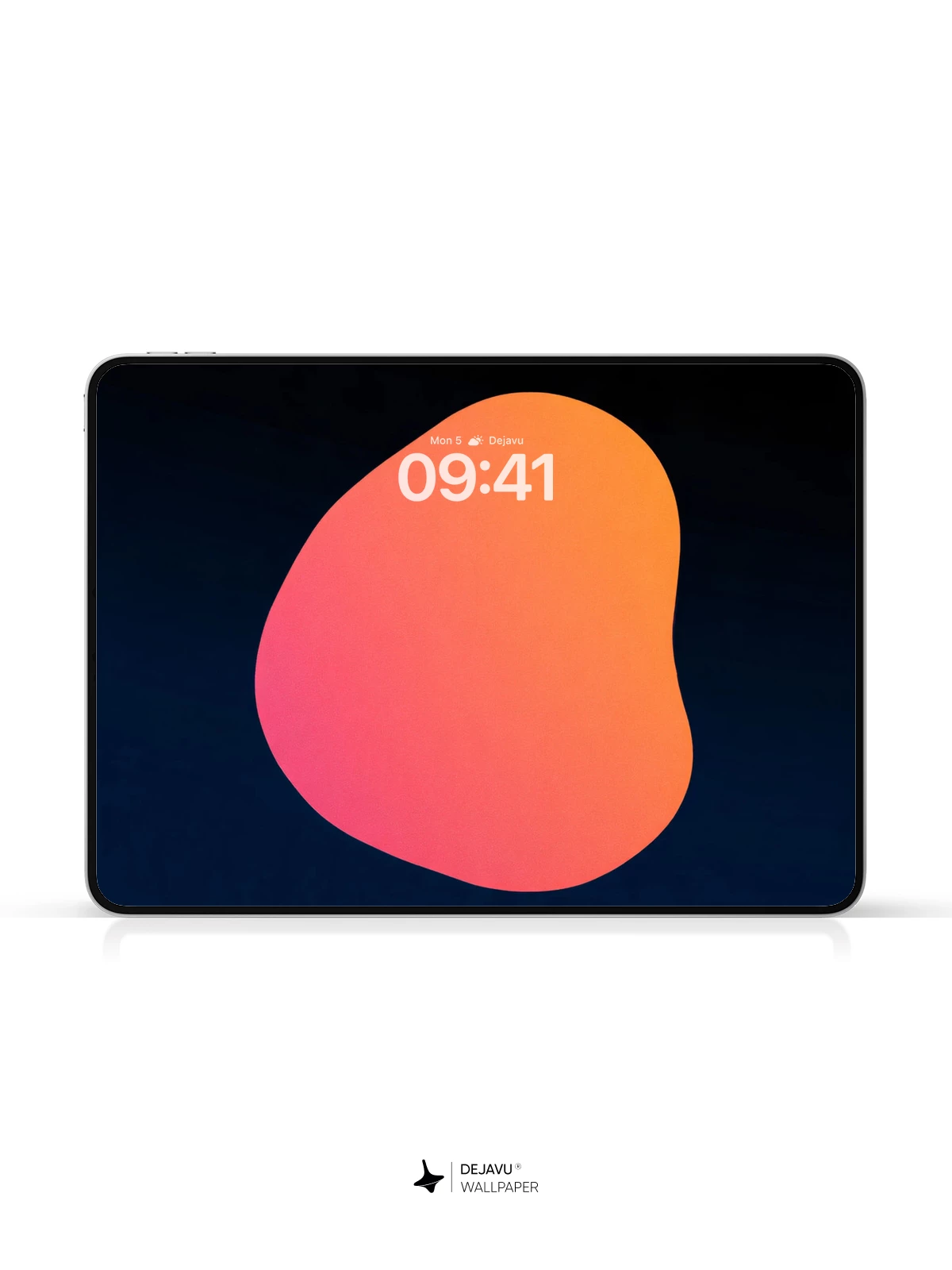 Minimal Orange Pink Gradient Wallpaper 4K for iPhone Lock Screen