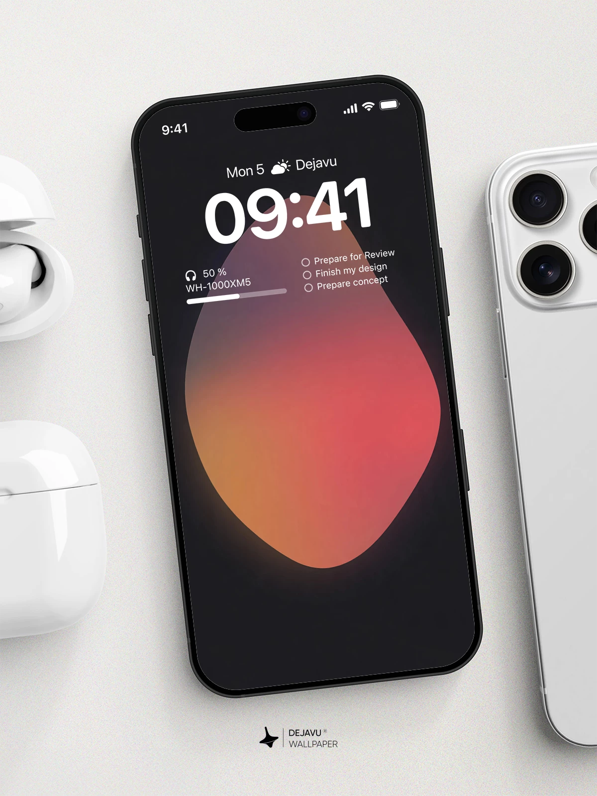 Gradient Abstract Wallpaper 4K for iPhone Lock Screen