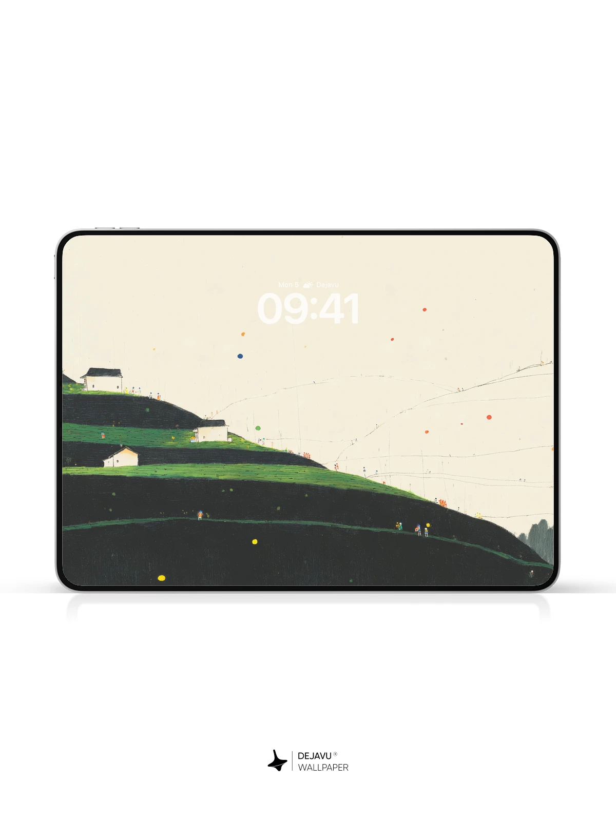Green Hill Landscape Wallpaper 4K for iPhone Lock Screen