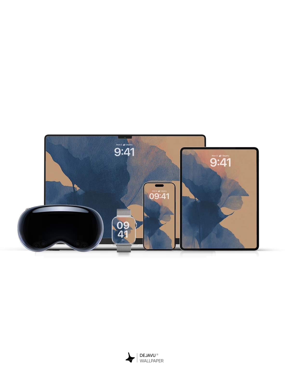 蓝色抽象壁纸 4K 适用于iPhone锁屏