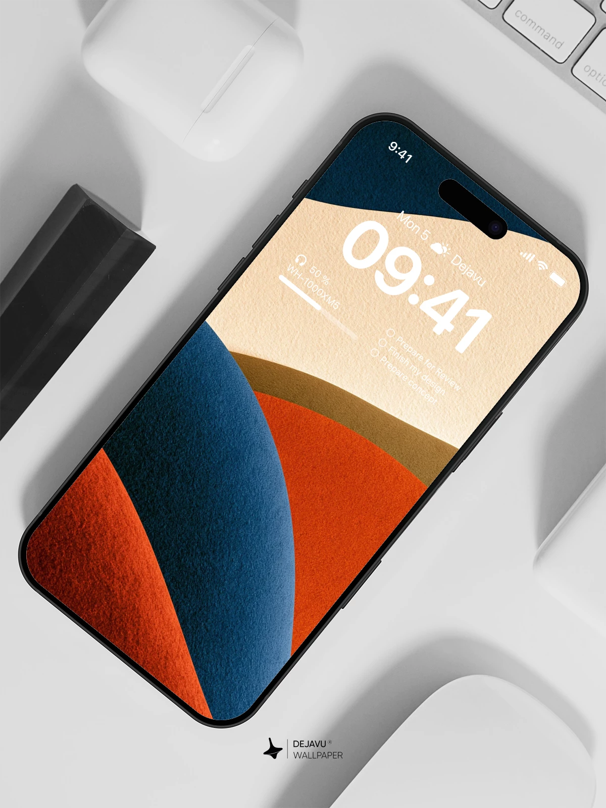 Abstract Waveforms Wallpaper 4K for Mobile Background