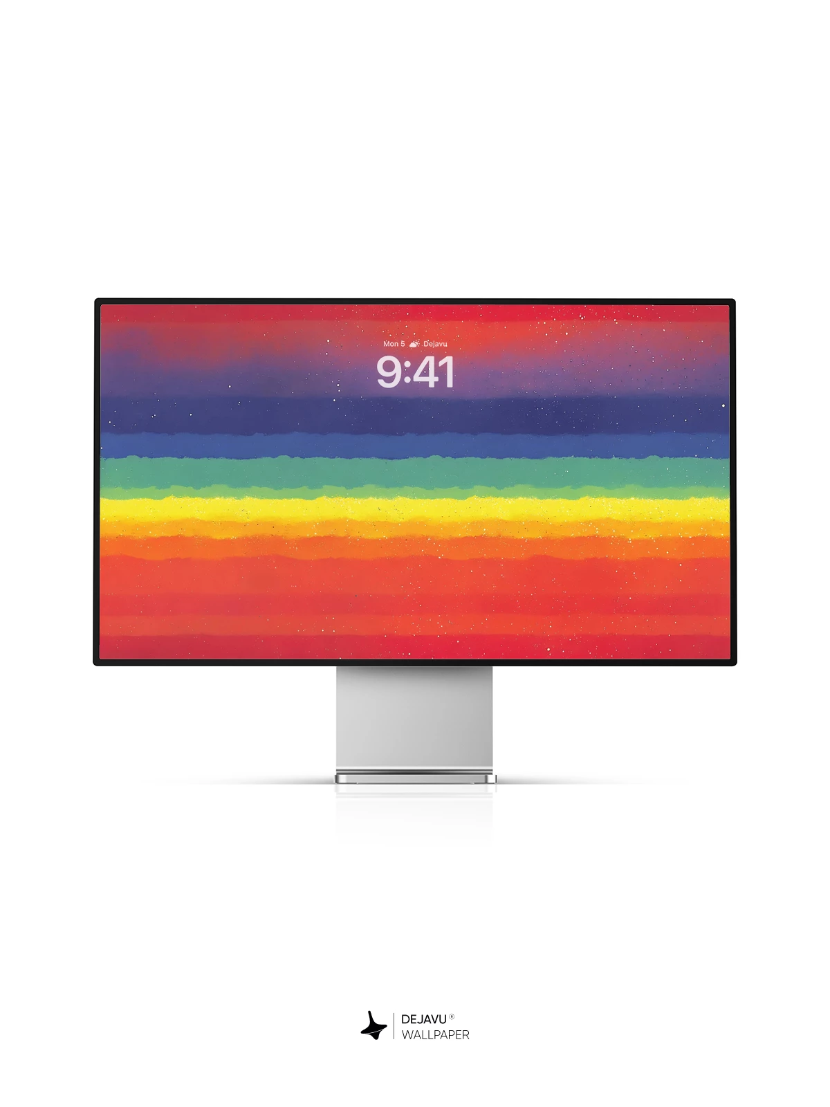 彩虹渐变壁纸 4K 适用于iPhone锁屏