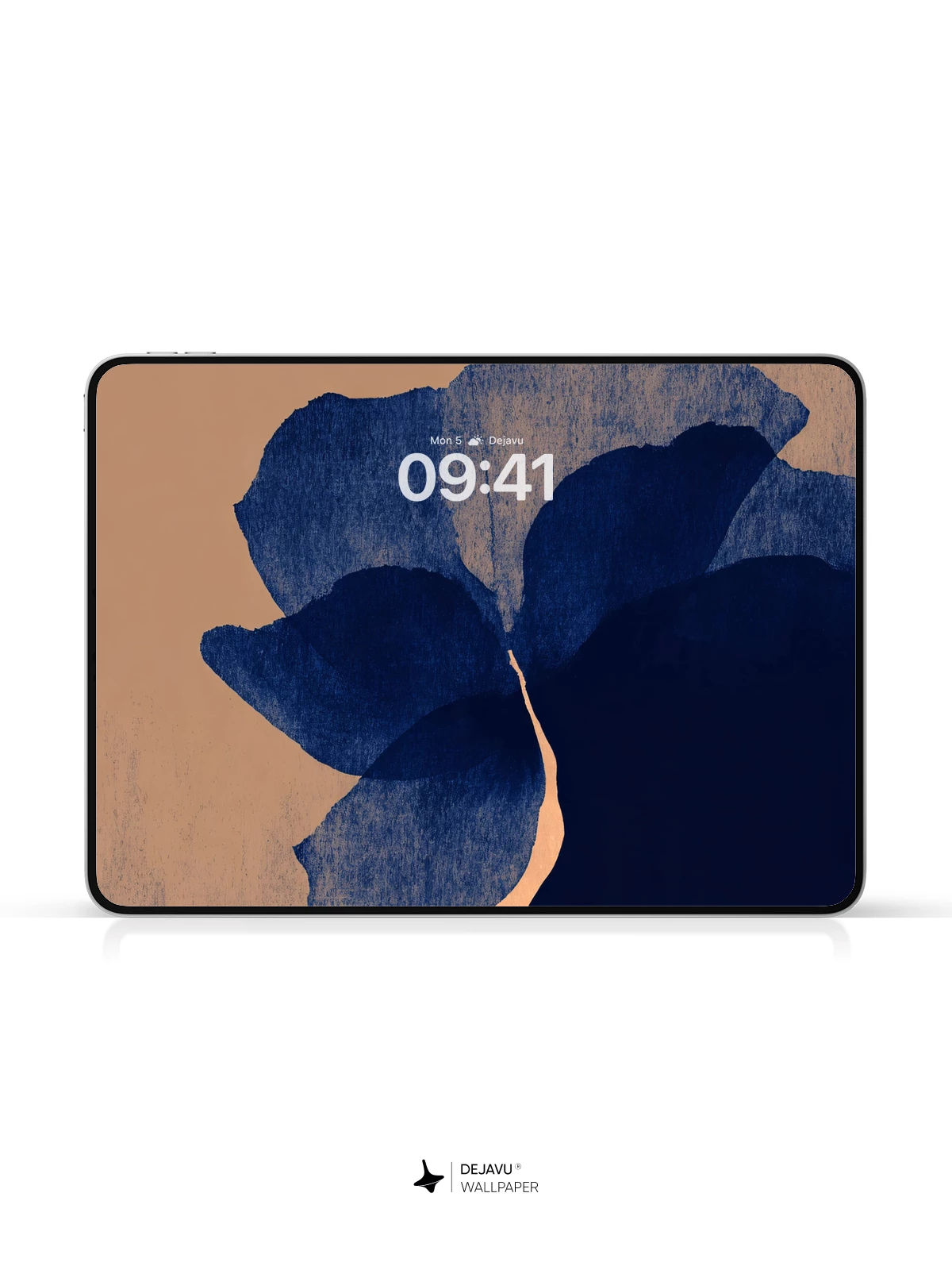Minimal Blue Abstract Wallpaper 4K for iPhone Lock Screen
