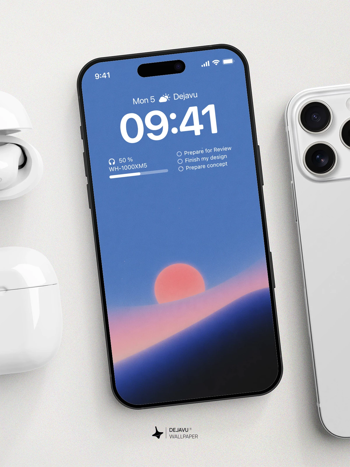 Sunset Horizon Wallpaper 4K for iPhone Lock Screen