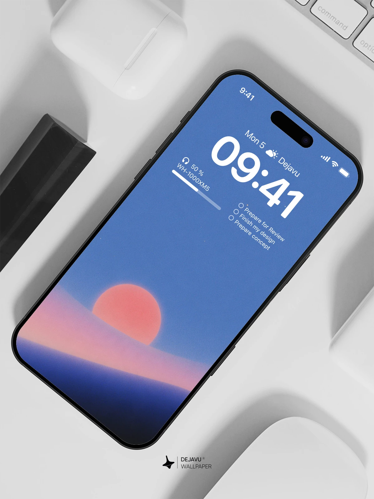 Sunset Horizon Wallpaper 4K for iPhone Lock Screen