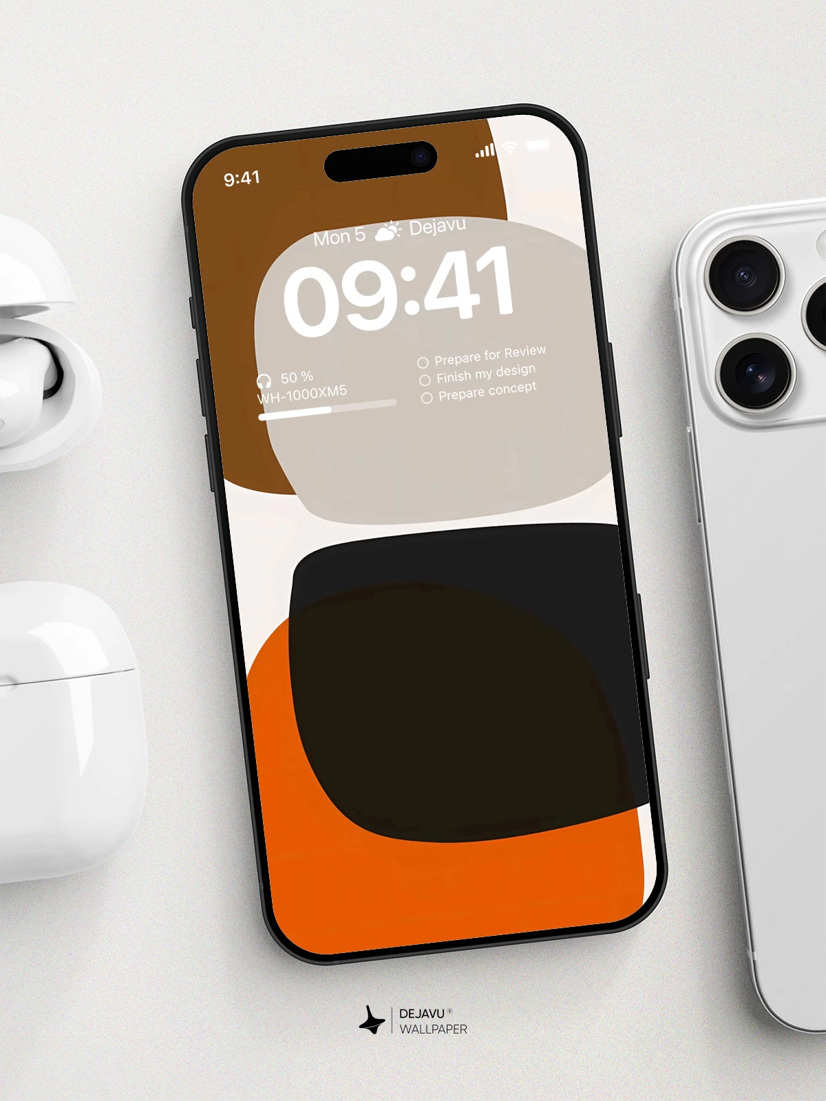 抽象几何壁纸 4K 用于iPhone锁屏